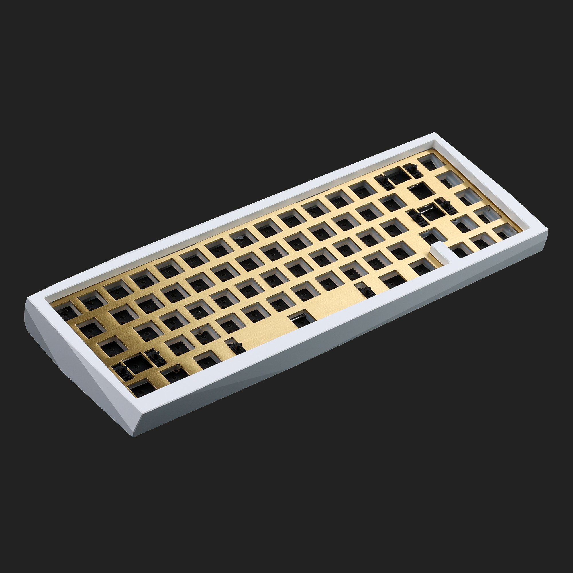 [Solderable Kit] KBDfans Blade65 R2 With Brass Skull Badge Aluminum Mechanical Keyboard Kit