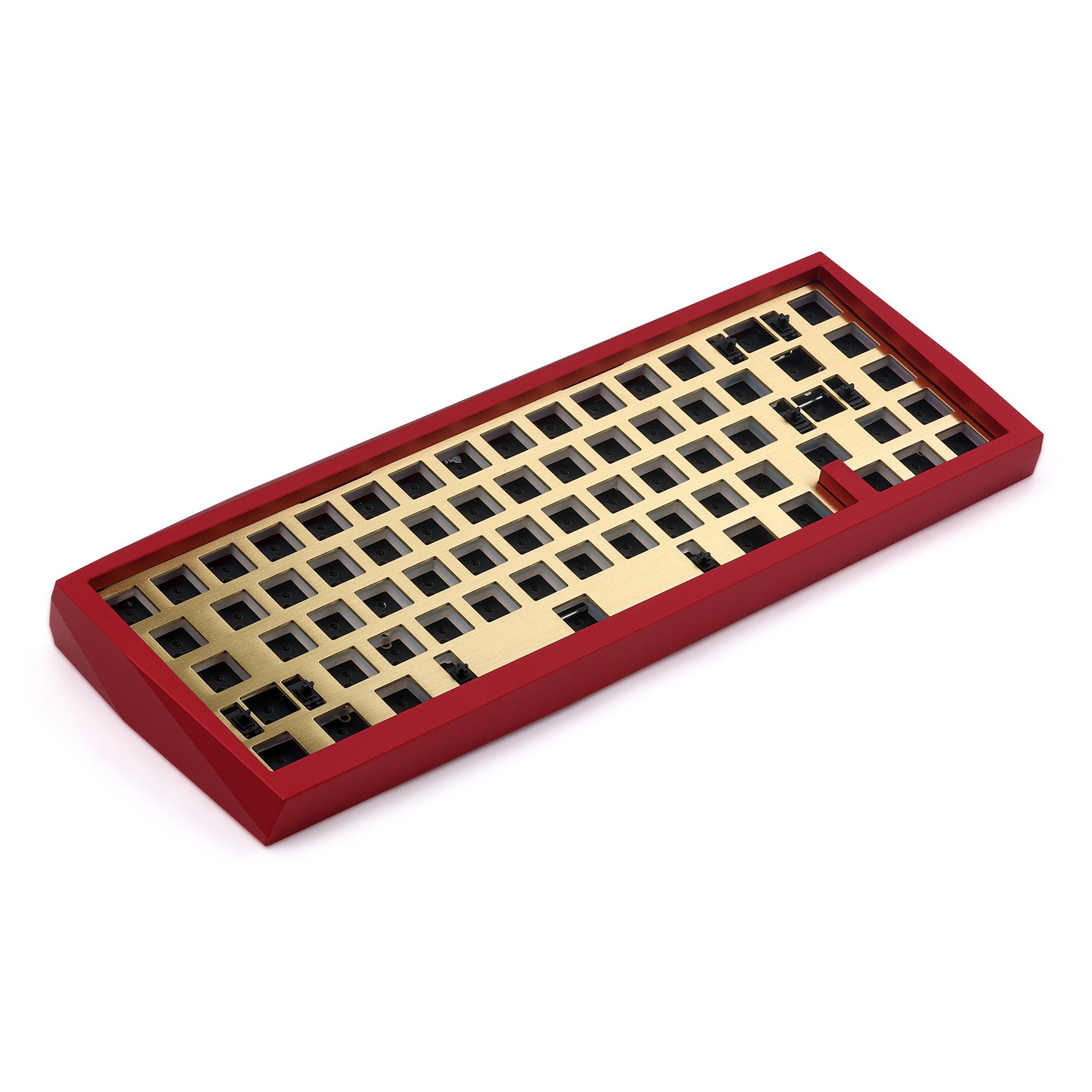 [Solderable Kit] KBDfans Blade65 R2 With Brass Skull Badge Aluminum Mechanical Keyboard Kit