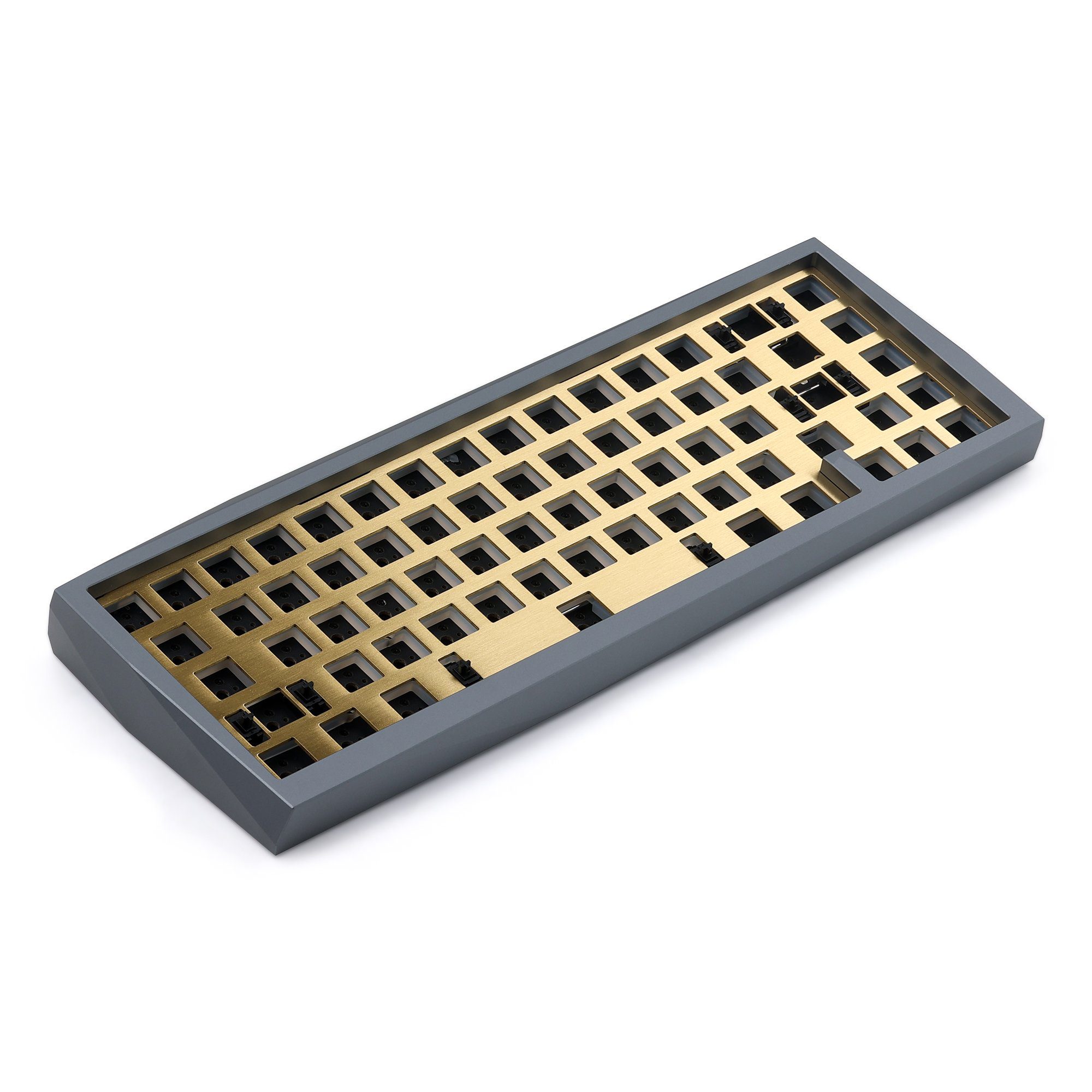 [Solderable Kit] KBDfans Blade65 R2 With Brass Skull Badge Aluminum Mechanical Keyboard Kit