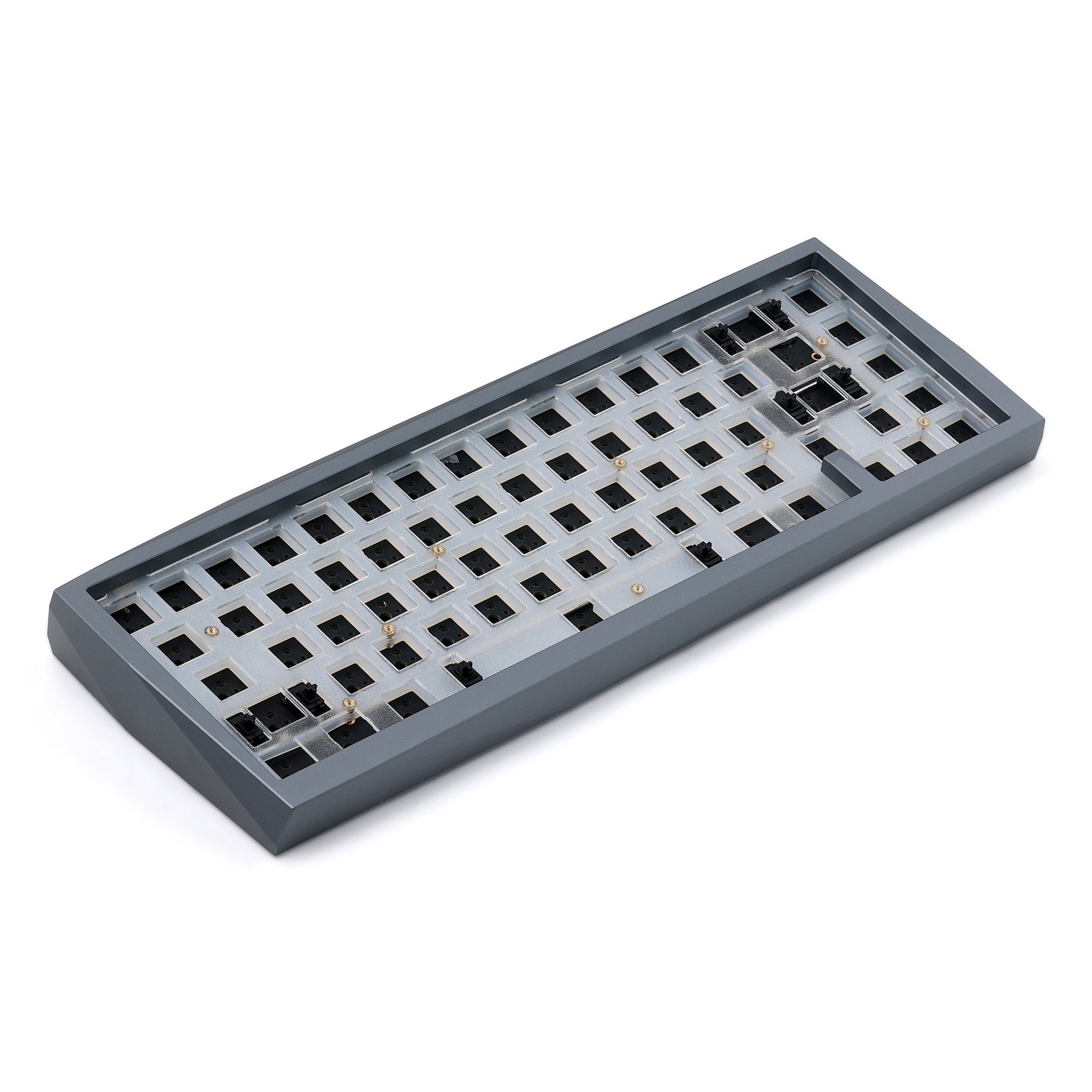 [Solderable Kit] KBDfans Blade65 R2 With Brass Skull Badge Aluminum Mechanical Keyboard Kit