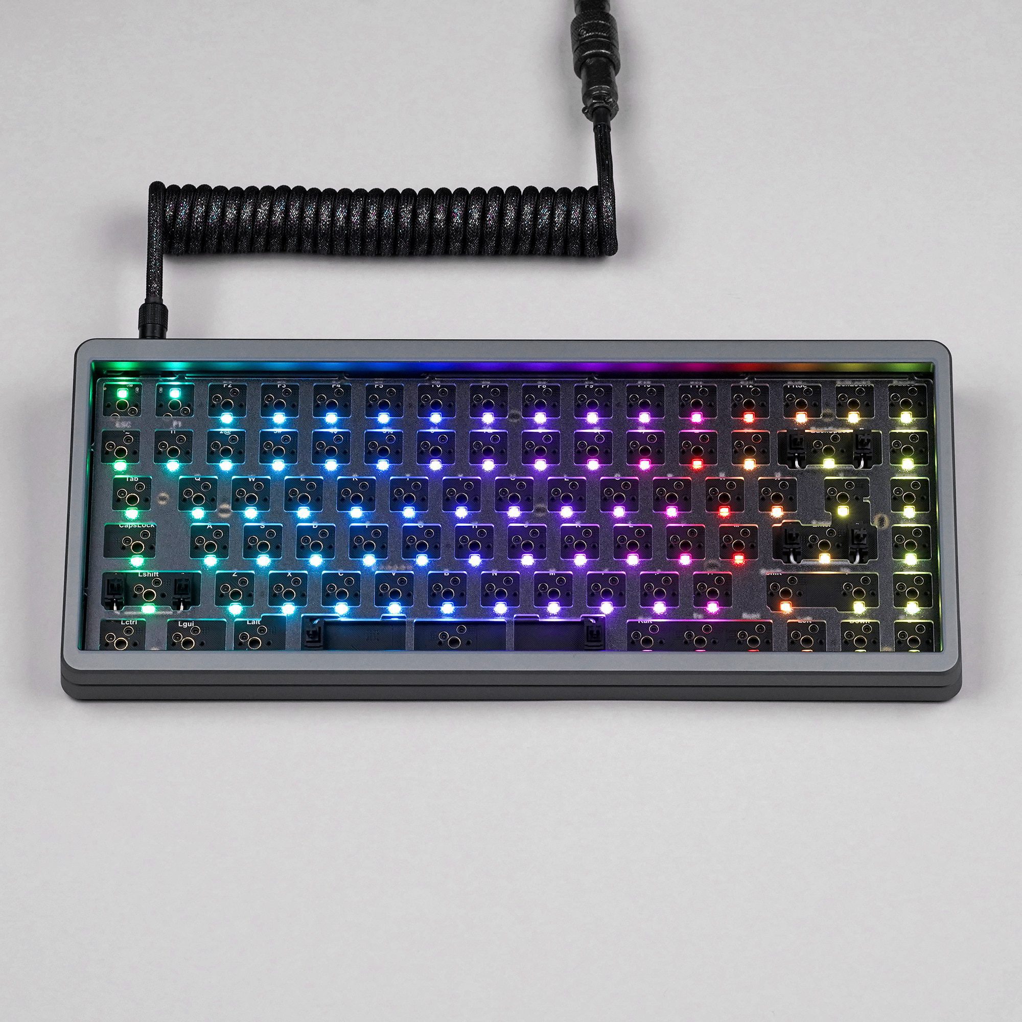 [Hot-Swap Version Per-Key RGB] KBDfans D84 V2 75% Gasket Mount Mechanical Keyboard DIY KIT