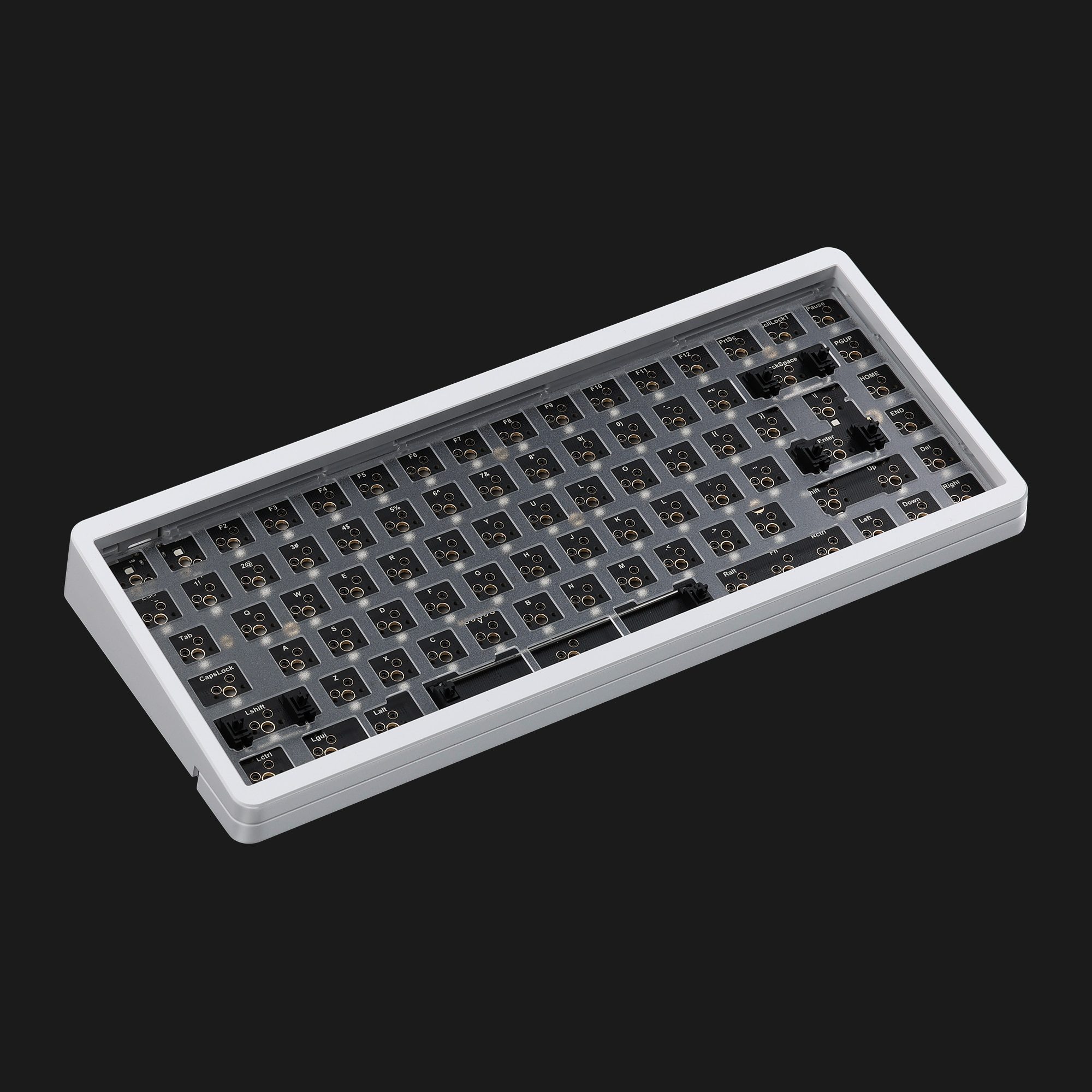 [Hot-Swap Version Per-Key RGB] KBDfans D84 V2 75% Gasket Mount Mechanical Keyboard DIY KIT