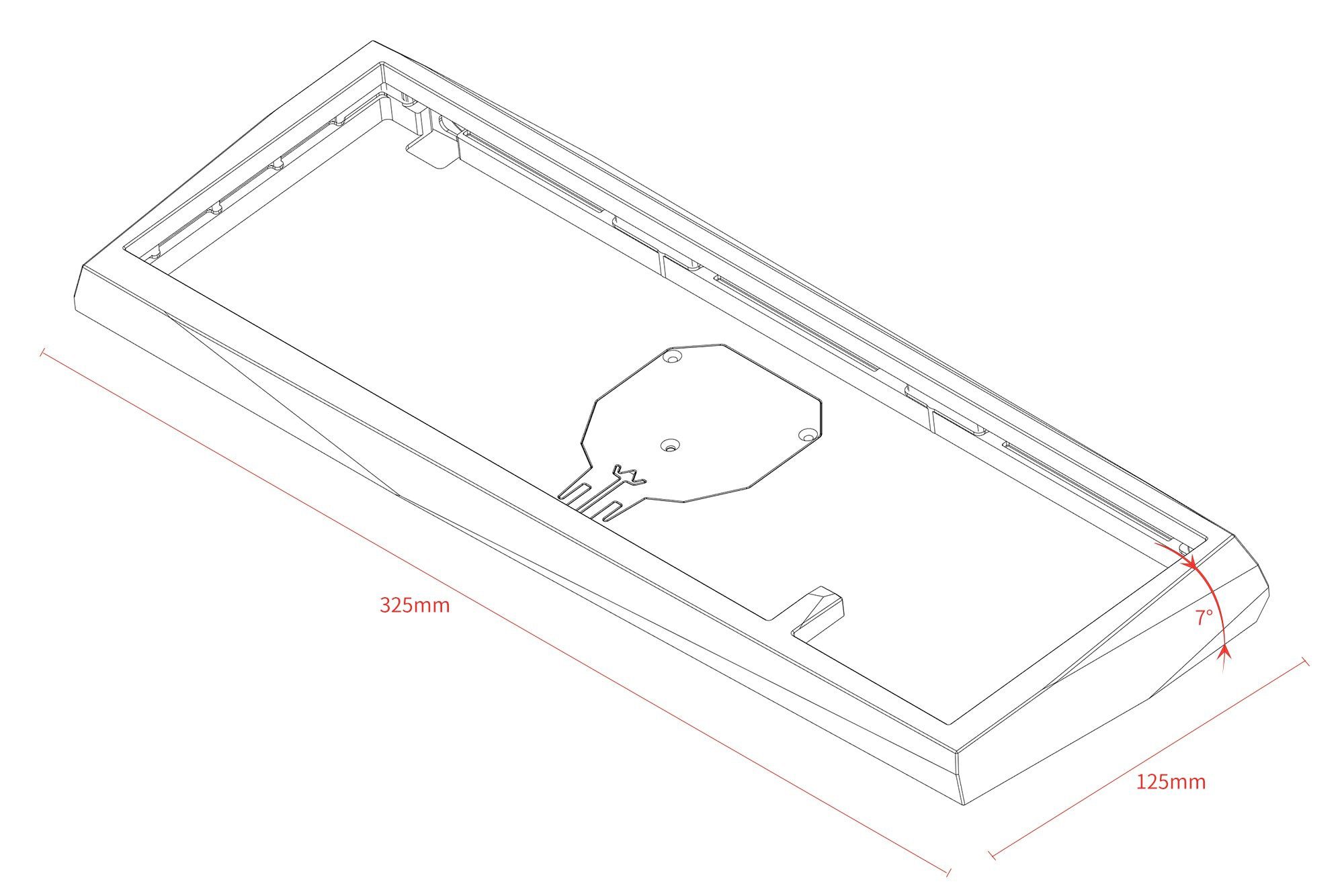 [Case] KBDfans Blade65 R2 Aluminum Keyboard Case Gasket Mount Fit With KBD67 Lite R1/R2/R3 Barebone Wired Version