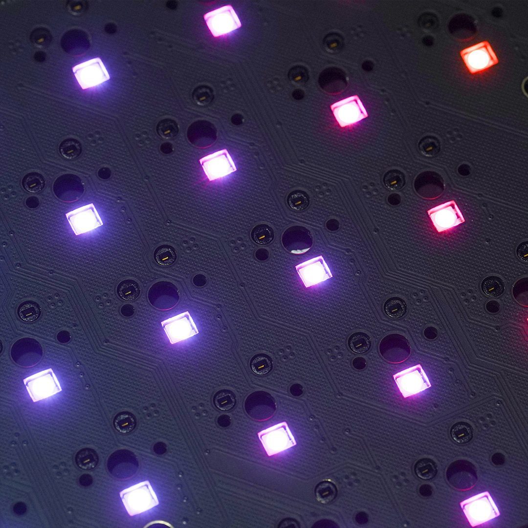 KBDfans DZ64 RGB Hot-Swap PCB 2U Left Shift with Arrow Keys For Tofu60/Five degree Mechancial Keyboard case