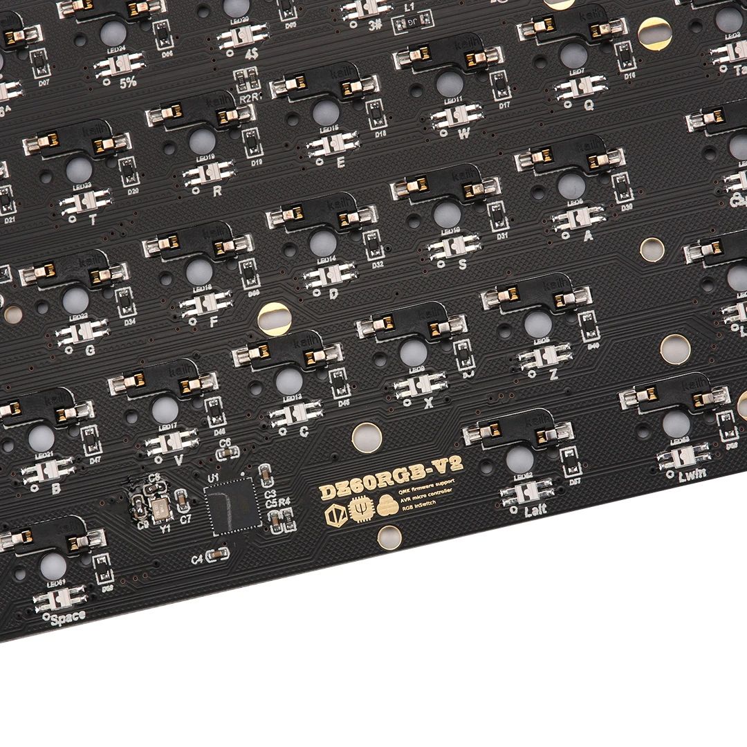 KBDfans DZ60RGB V2 Hot Swap PCB For Customized Mechanical Keyboard KBDfans DZ60RGB V2 Hot Swap PCB For Customized Mechanical Keyboard