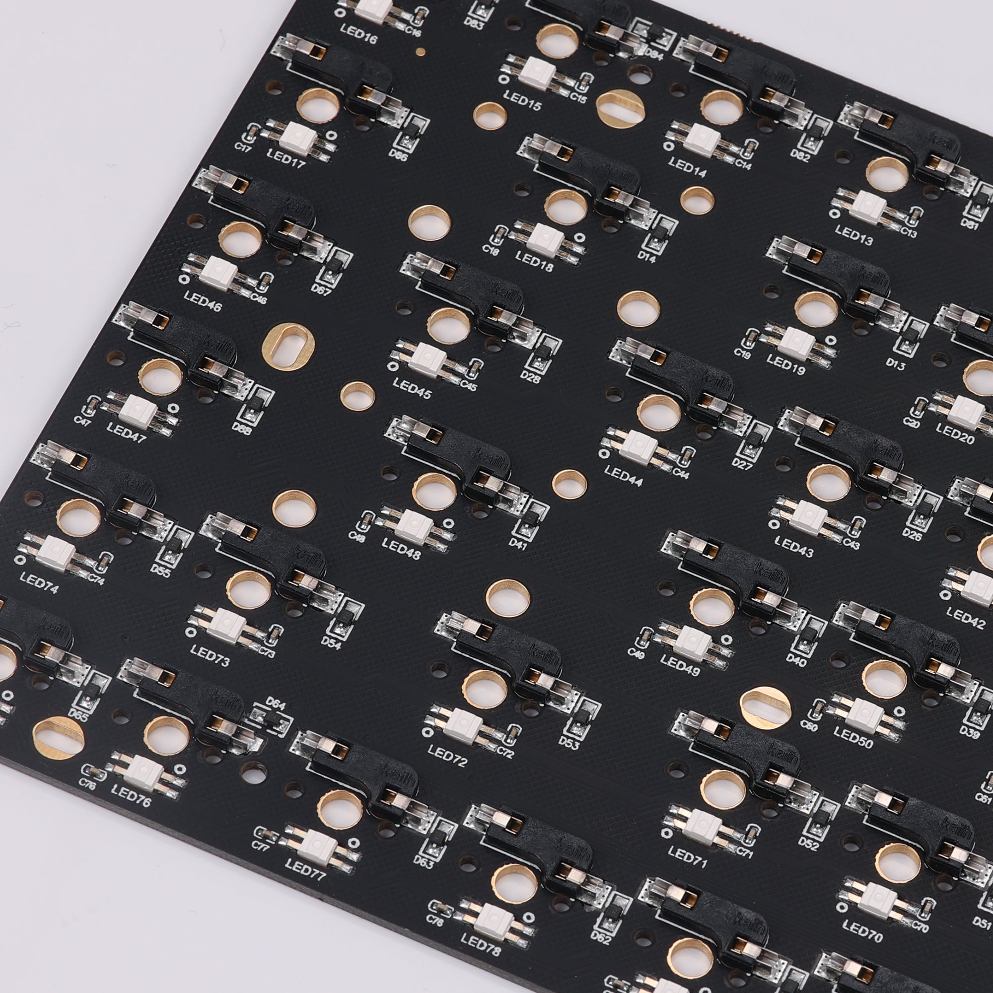 KBD75RGB HOT-SWAP PCB (Per-Key RGB) Fit KBD75 v1/v2/v3/v3.1, Tofu84, D84 Case/1.75U Right Shift