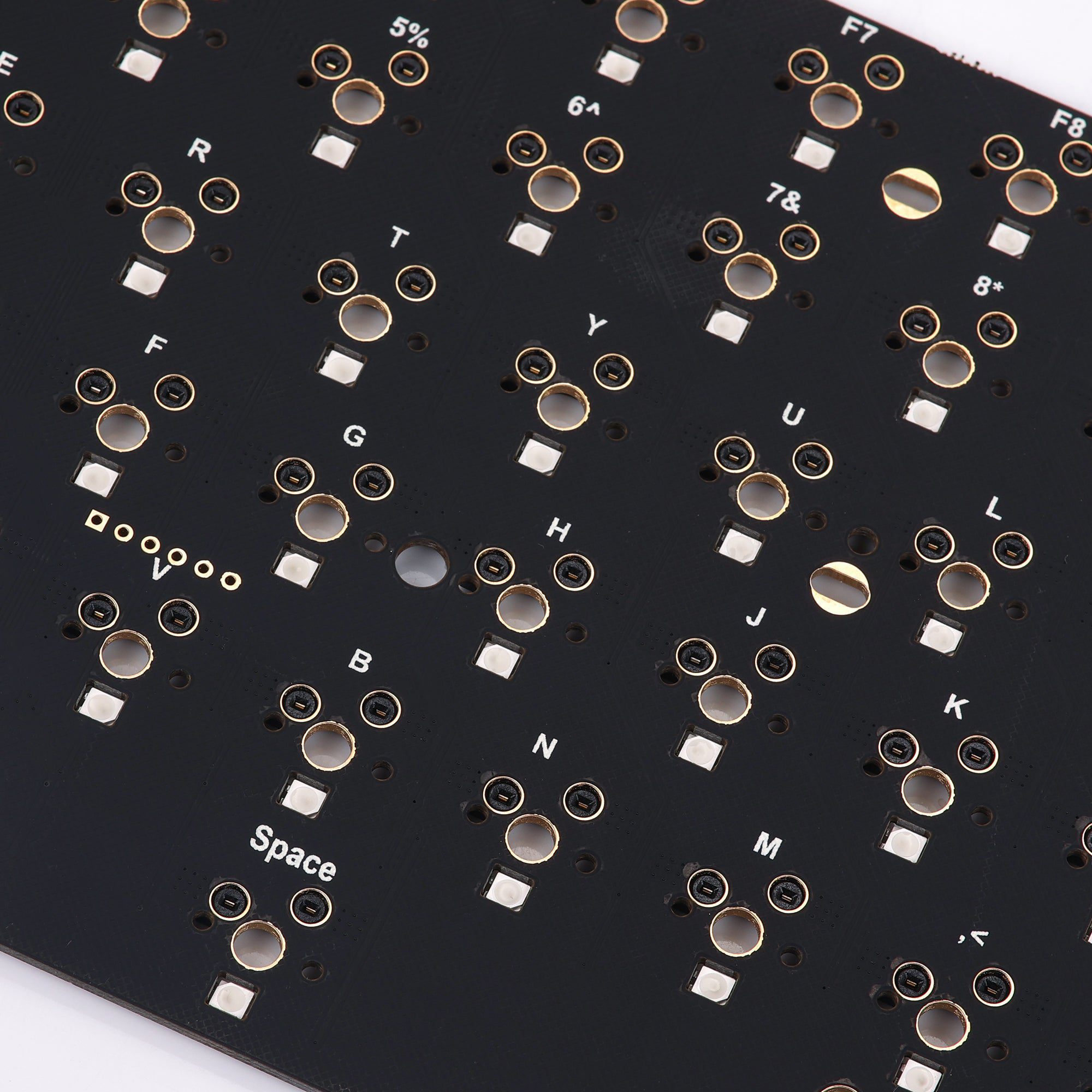 KBD75RGB HOT-SWAP PCB (Per-Key RGB) Fit KBD75 v1/v2/v3/v3.1, Tofu84, D84 Case/1.75U Right Shift