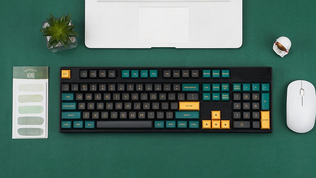 KBDfans OSA Profile Marrs Freen PBT DoubleShot Keycaps Set For MX Mechanical Keyboard 61/63/64/67/68/84/96 Layout KBDfans OSA Profile Marrs Freen PBT DoubleShot Keycaps Set For MX Mechanical Keyboard 61/63/64/67/68/84/96 Layout