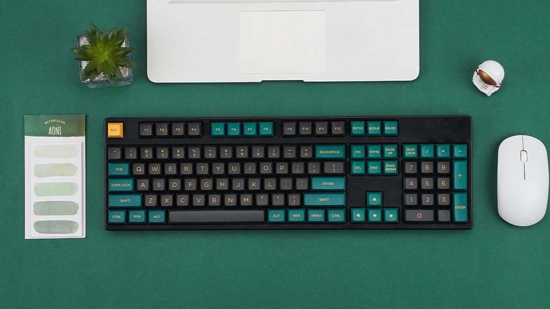 KBDfans OSA Profile Marrs Freen PBT DoubleShot Keycaps Set For MX Mechanical Keyboard 61/63/64/67/68/84/96 Layout KBDfans OSA Profile Marrs Freen PBT DoubleShot Keycaps Set For MX Mechanical Keyboard 61/63/64/67/68/84/96 Layout