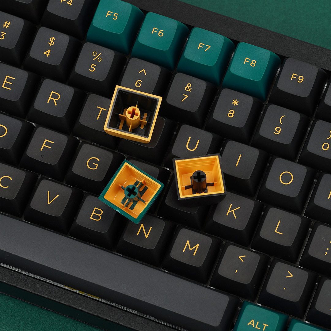 KBDfans OSA Profile Marrs Freen PBT DoubleShot Keycaps Set For MX Mechanical Keyboard 61/63/64/67/68/84/96 Layout KBDfans OSA Profile Marrs Freen PBT DoubleShot Keycaps Set For MX Mechanical Keyboard 61/63/64/67/68/84/96 Layout