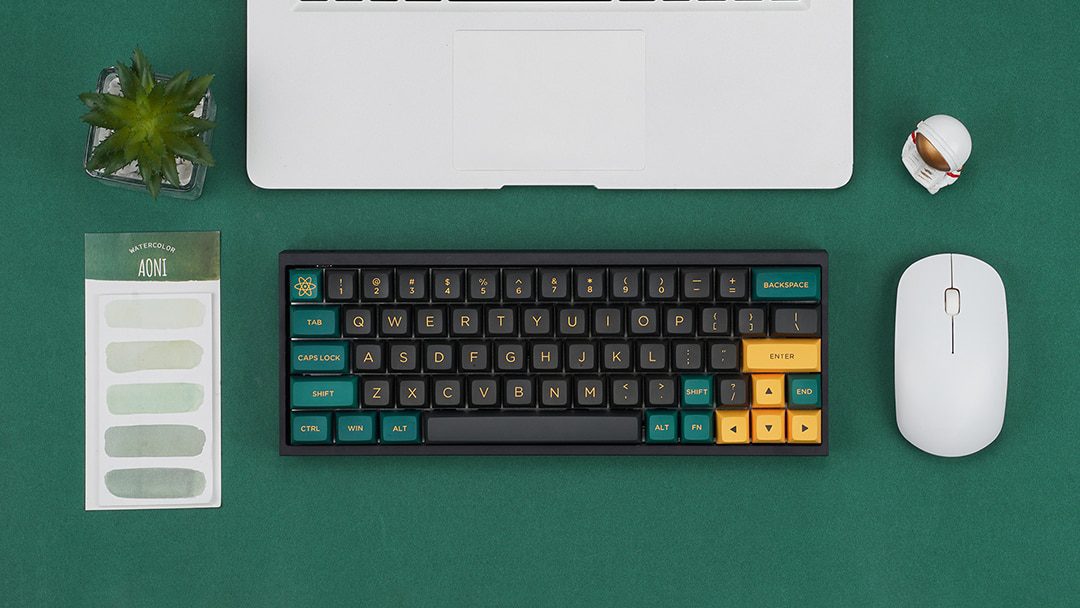 KBDfans OSA Profile Marrs Freen PBT DoubleShot Keycaps Set For MX Mechanical Keyboard 61/63/64/67/68/84/96 Layout KBDfans OSA Profile Marrs Freen PBT DoubleShot Keycaps Set For MX Mechanical Keyboard 61/63/64/67/68/84/96 Layout