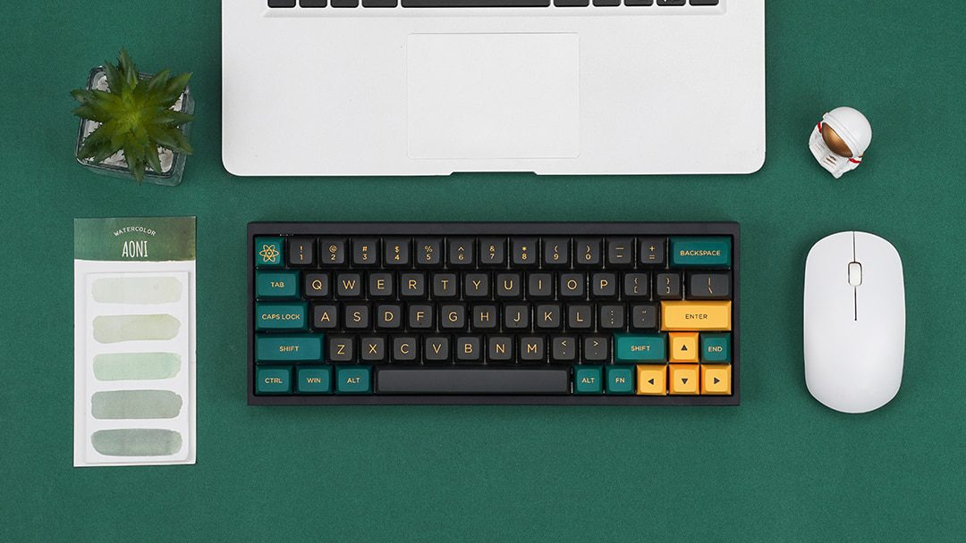 KBDfans OSA Profile Marrs Freen PBT DoubleShot Keycaps Set For MX Mechanical Keyboard 61/63/64/67/68/84/96 Layout KBDfans OSA Profile Marrs Freen PBT DoubleShot Keycaps Set For MX Mechanical Keyboard 61/63/64/67/68/84/96 Layout