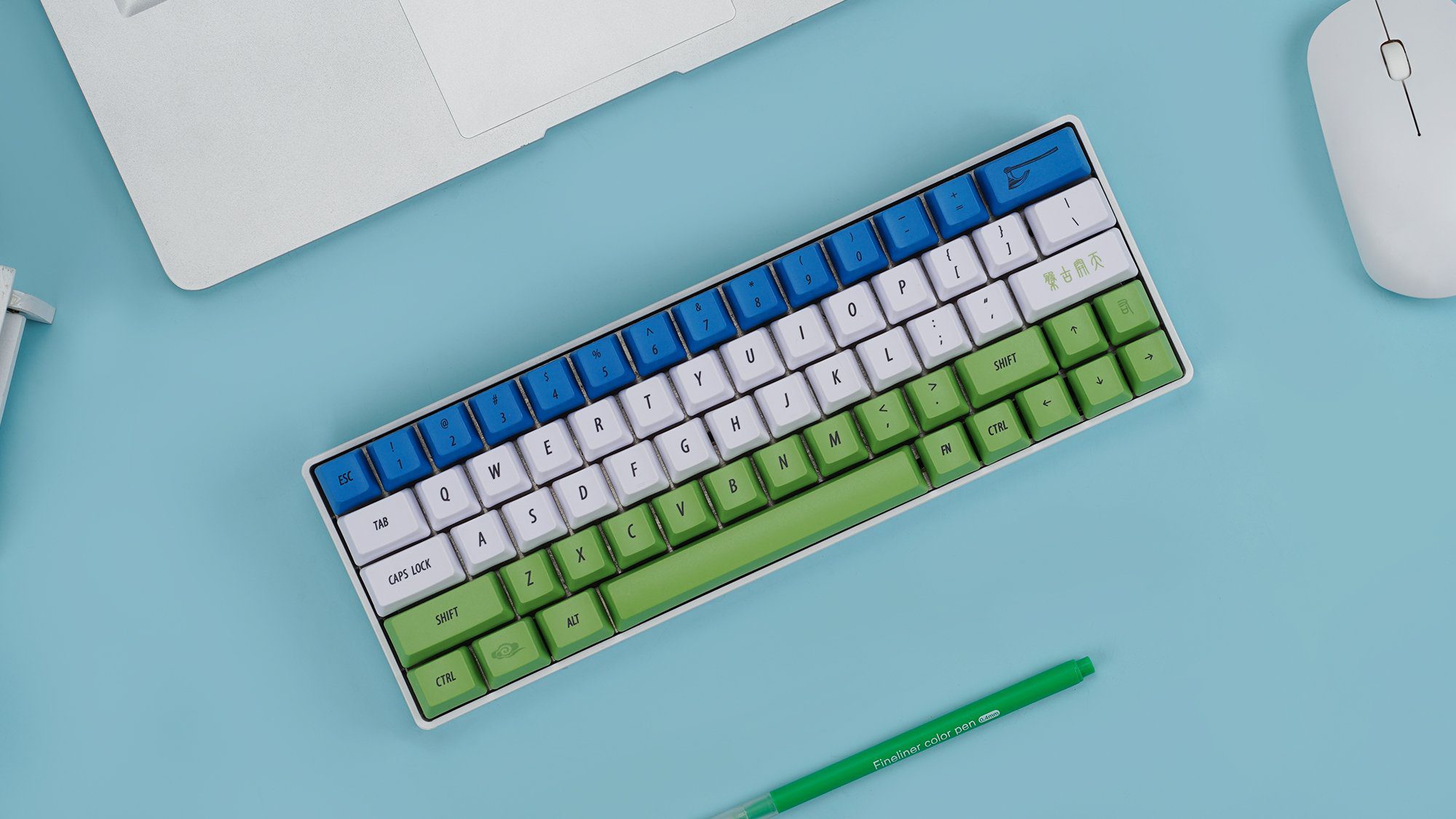 OEM PBT Material Pan Gu Keycaps Dye-sub 136 Keys Fit Cherry MX switch For Mechanical Keyboard 61/87/104/108/96 keys layouts