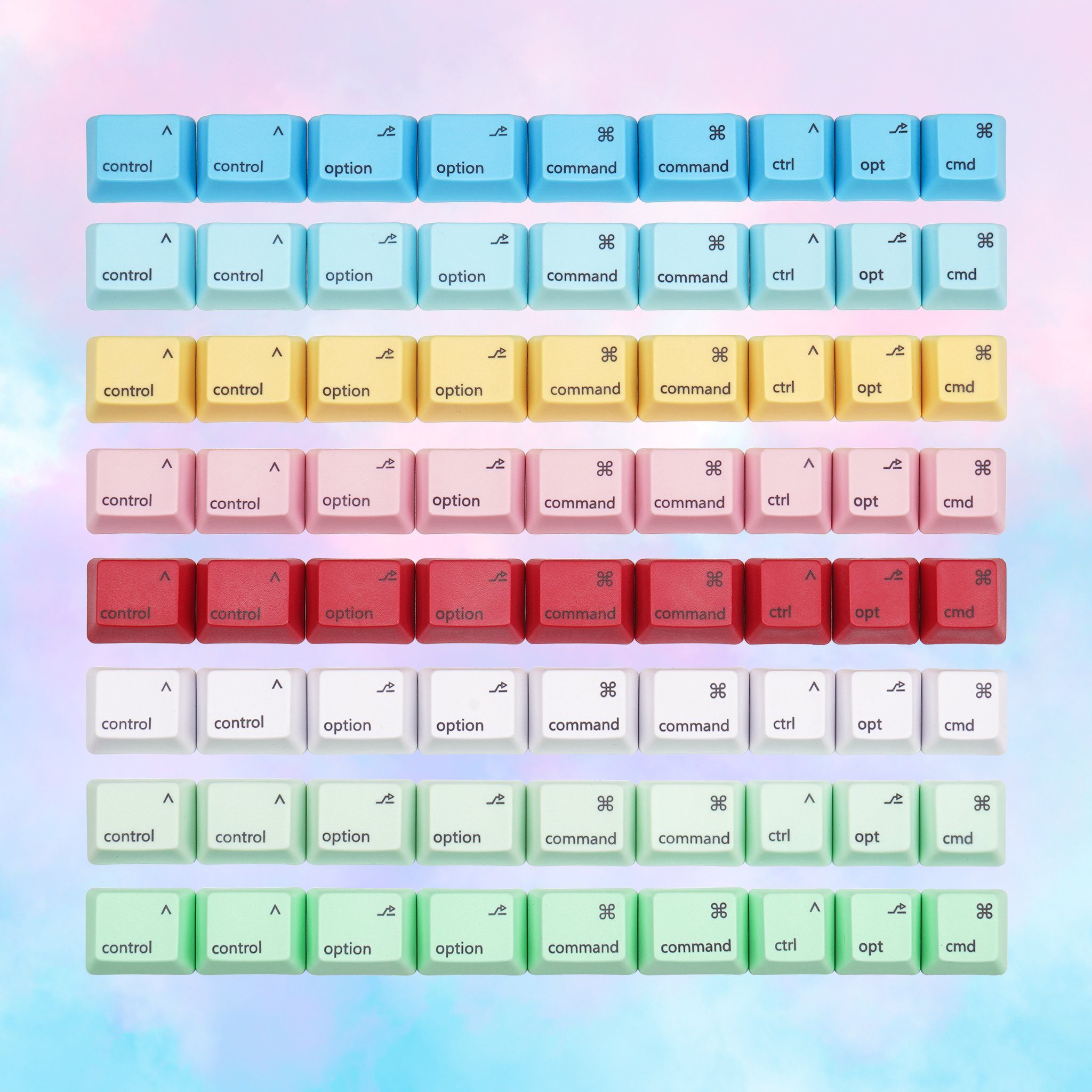 KBDfans MAC Compatibility Dye-sub PBT Keycaps Set (9 KEYS)