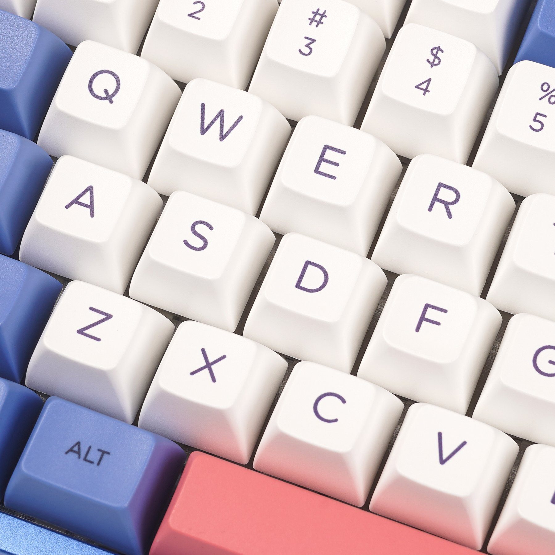 KBDfans SA PBT Vlolet Dye-Sub Keycaps Full Set 163/116/International Keys KBDfans SA PBT Vlolet Dye-Sub Keycaps Full Set 163/116/International Keys