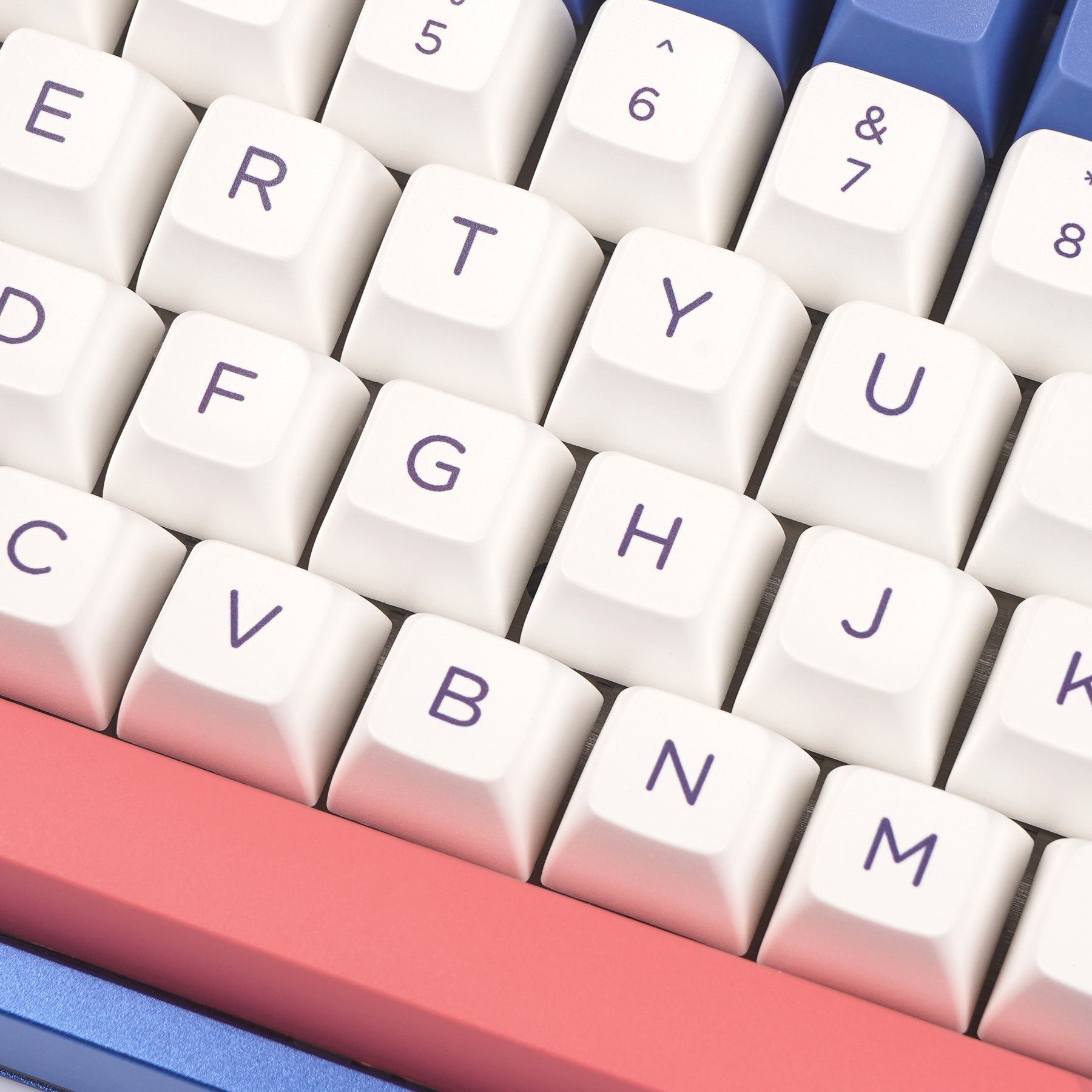 KBDfans SA PBT Vlolet Dye-Sub Keycaps Full Set 163/116/International Keys KBDfans SA PBT Vlolet Dye-Sub Keycaps Full Set 163/116/International Keys