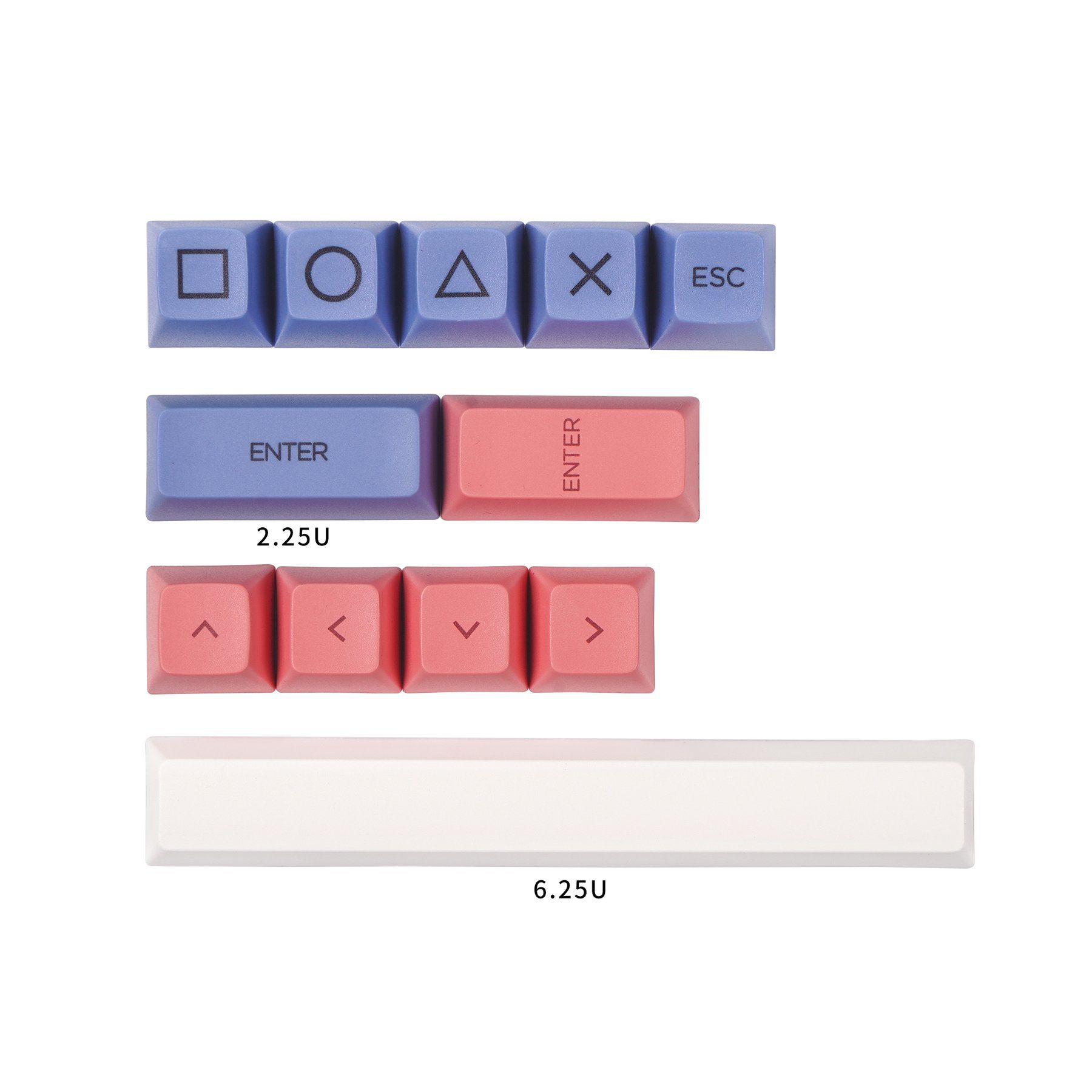 KBDfans SA PBT Vlolet Dye-Sub Keycaps Full Set 163/116/International Keys KBDfans SA PBT Vlolet Dye-Sub Keycaps Full Set 163/116/International Keys