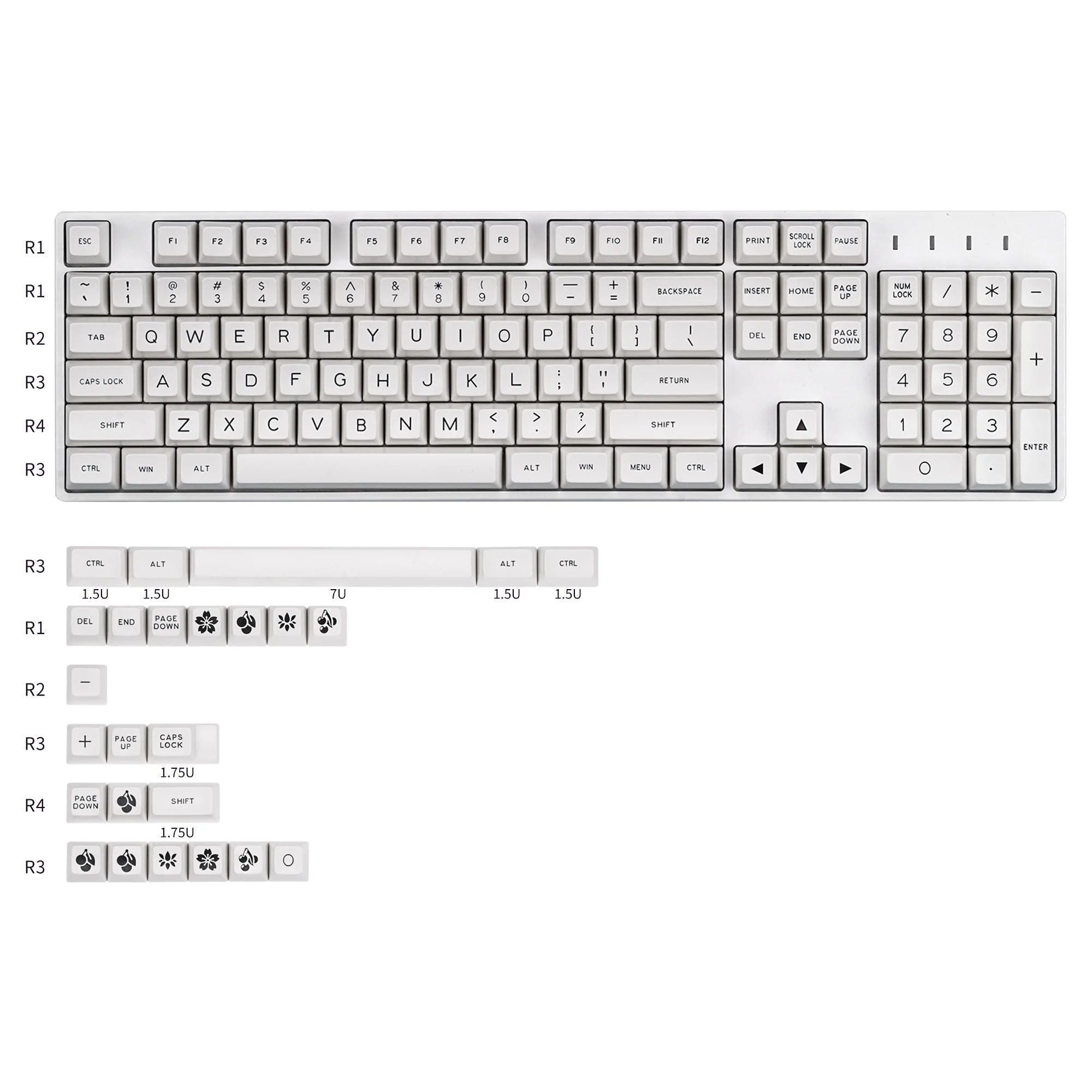 Maxkey BOW SA Keycaps Set