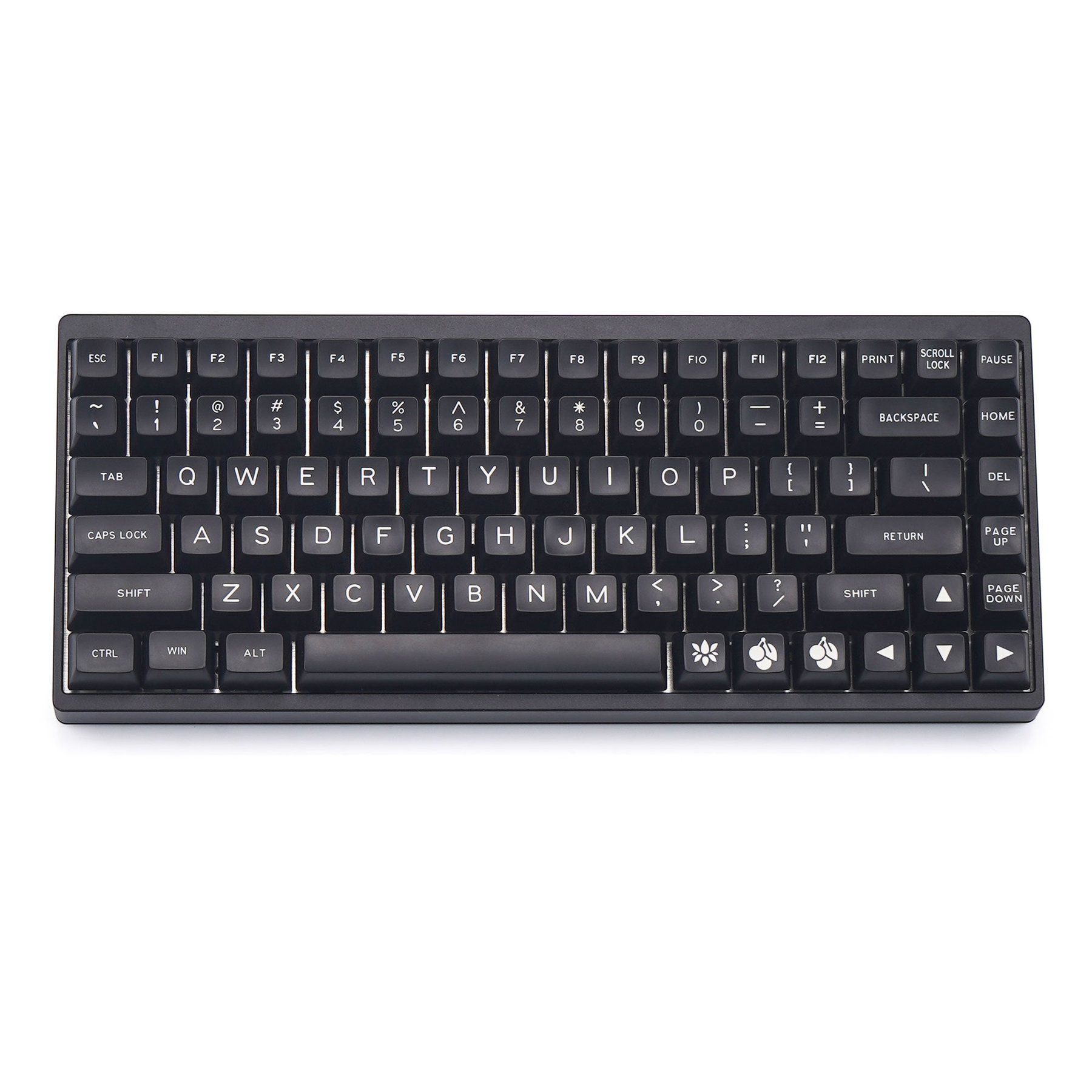 KBDfans Maxkey Black Double Shot ABS SA Keycaps