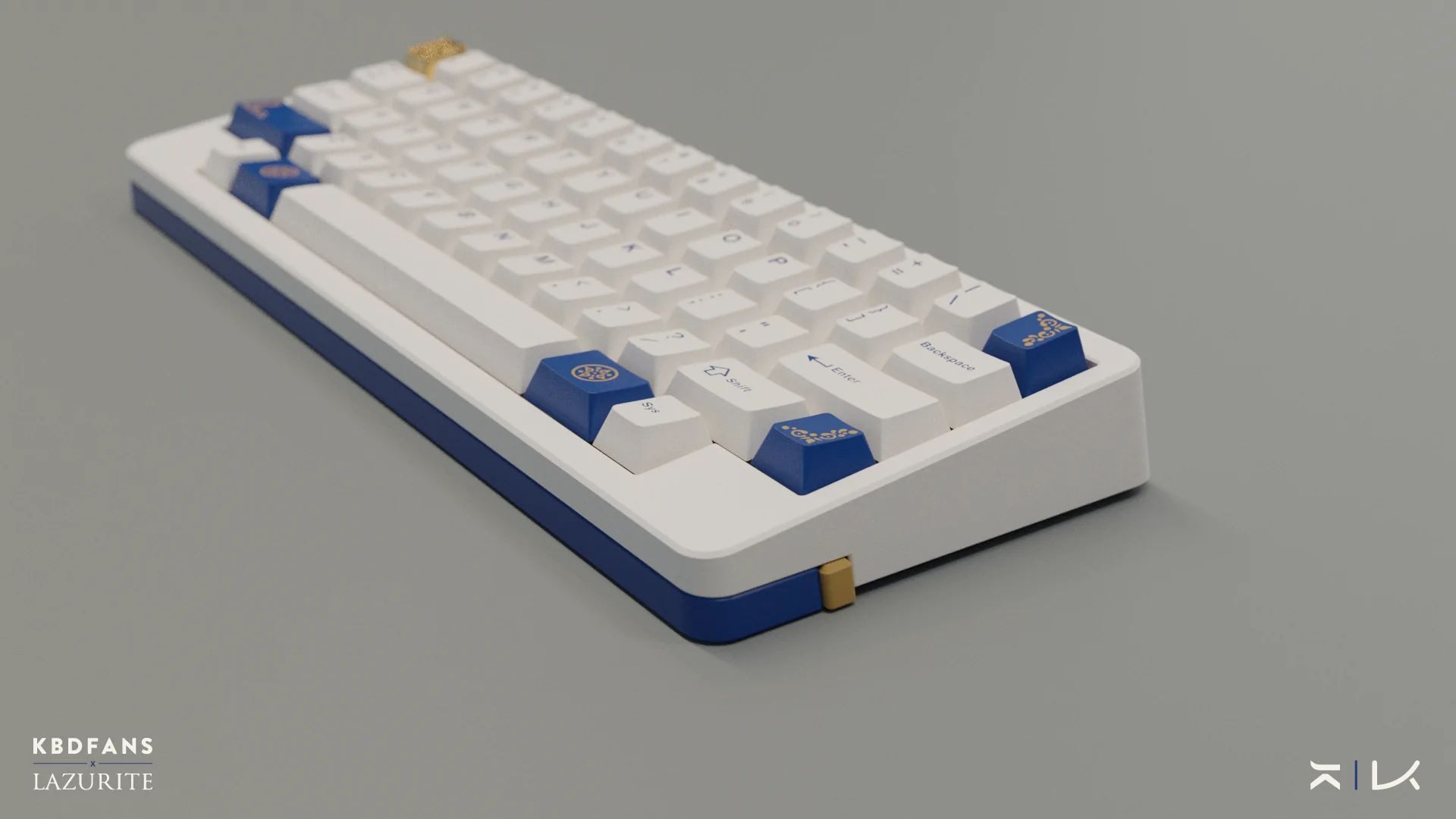 [In-stock] KBDfans X Lazurite D60Lite Mechanical Keyboard Kit Plastic Case