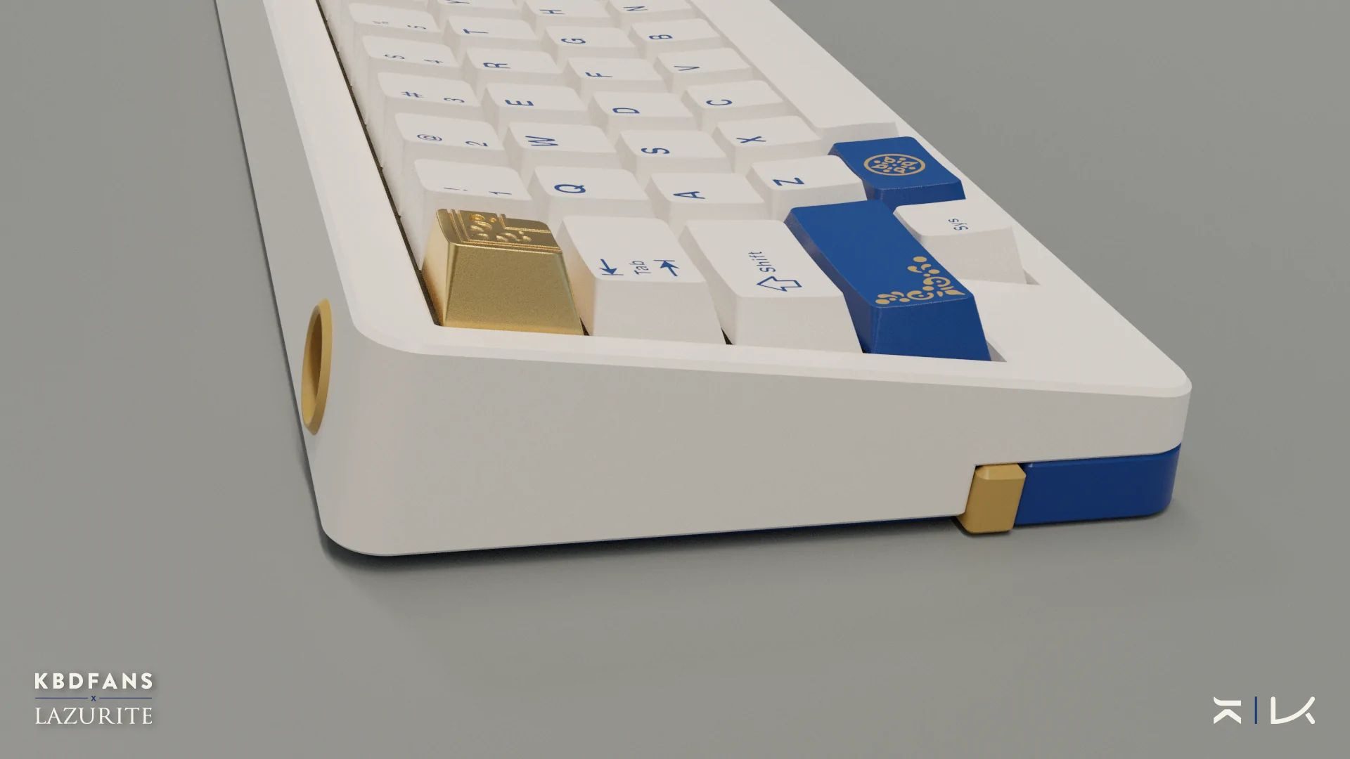 [In-stock] KBDfans X Lazurite D60Lite Mechanical Keyboard Kit Plastic Case