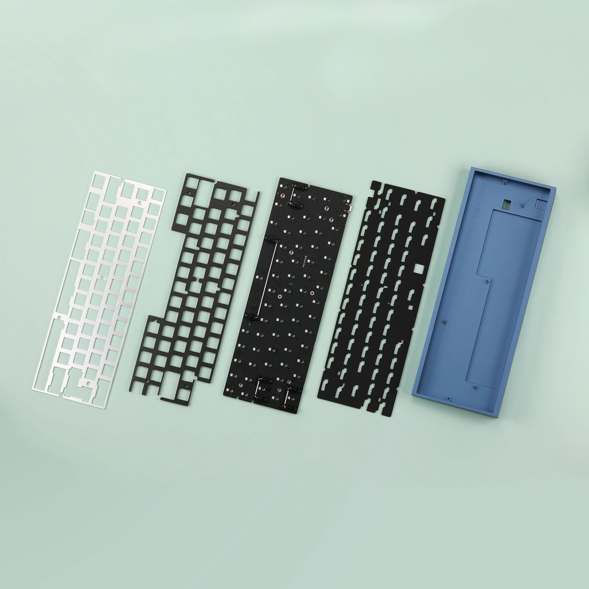 KBDfans Tofu60 DZ64 RGB Hot Swap DIY KIT with Arrow Keys/2U Left Shift/1U Right Shift/Tray Mount KBDfans Tofu60 DZ64 RGB Hot Swap DIY KIT with Arrow Keys/2U Left Shift/1U Right Shift/Tray Mount