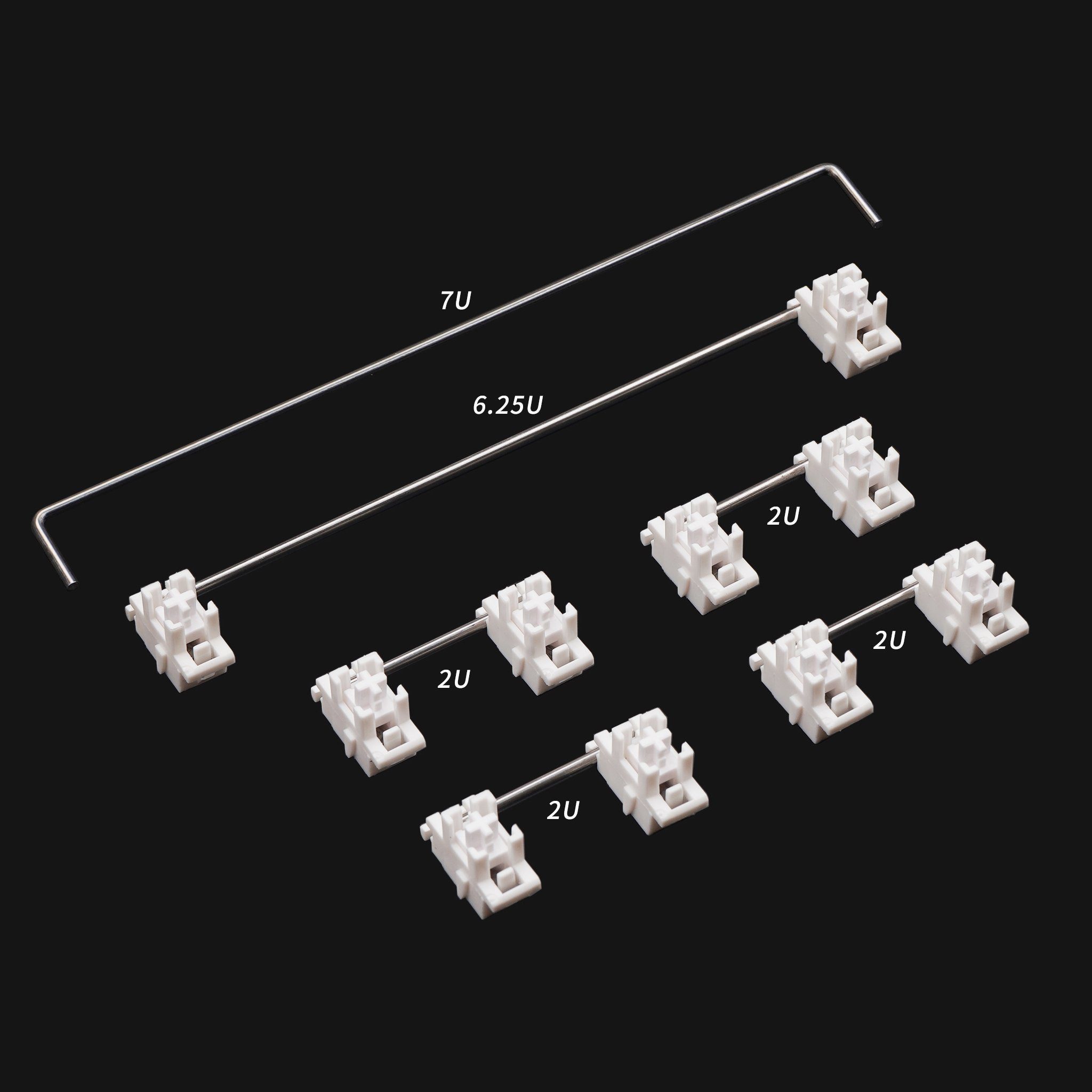 Gateron Pre-Lubed Plate Mounted Stablizers For Mechanical Keyboard