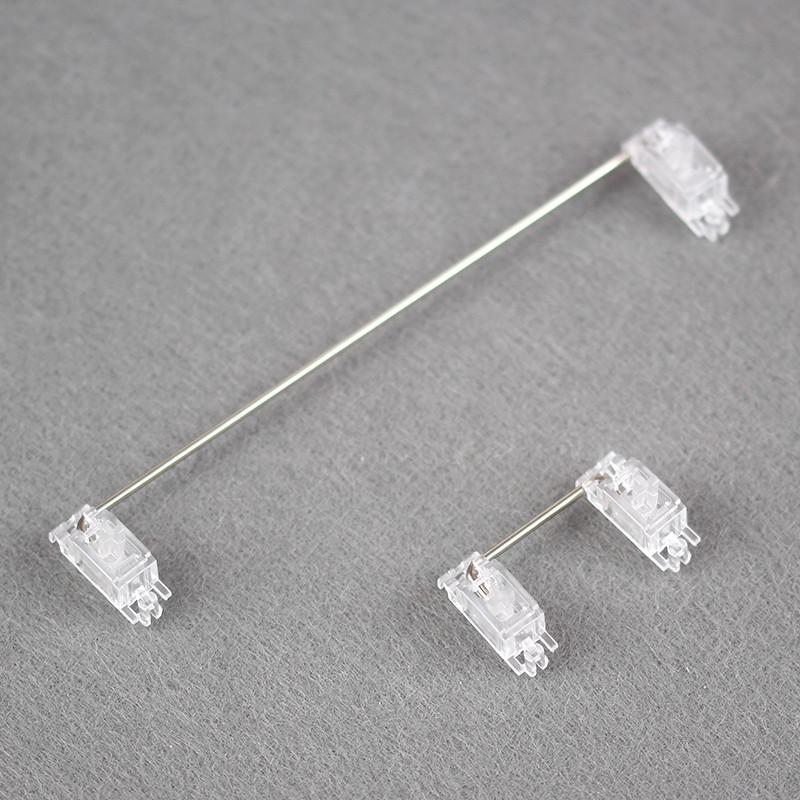 KBDfans Transparent PCB Mounted Stabilizers 2U 6.25U 7U For Mechanical Keyboard KBDfans Transparent PCB Mounted Stabilizers 2U 6.25U 7U For Mechanical Keyboard