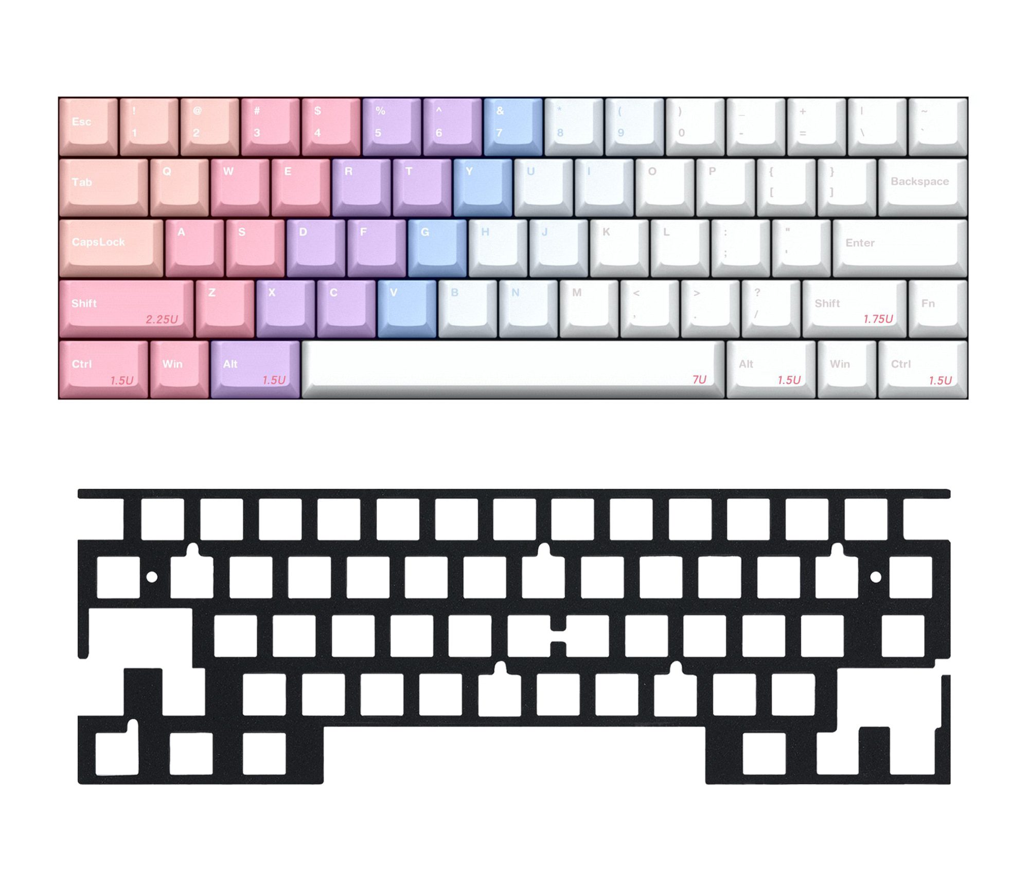 KBDfans DZ60RGB-WKL PCB Foam KBDfans DZ60RGB-WKL PCB Foam