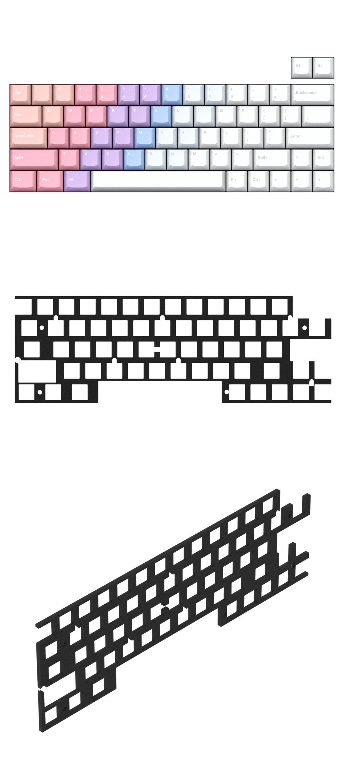 KBDfans DZ60 RGB V2 PCB Foam KBDfans DZ60 RGB V2 PCB Foam