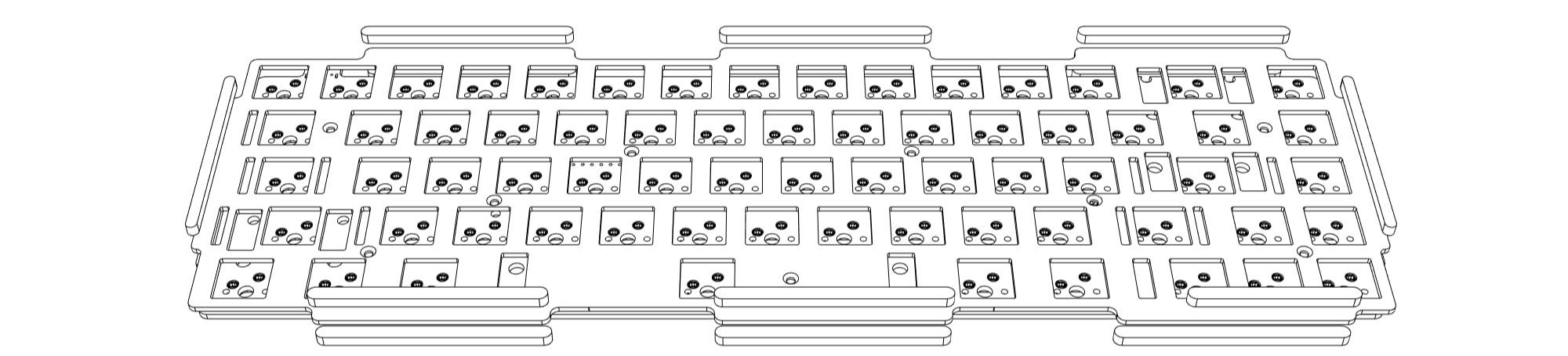 KBDfans D65 Keyboard Gaskets