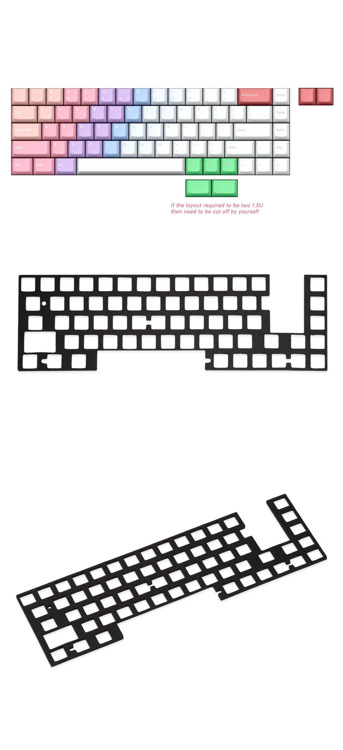 KBDfans DZ65 RGB PCB Foam KBDfans DZ65 RGB PCB Foam