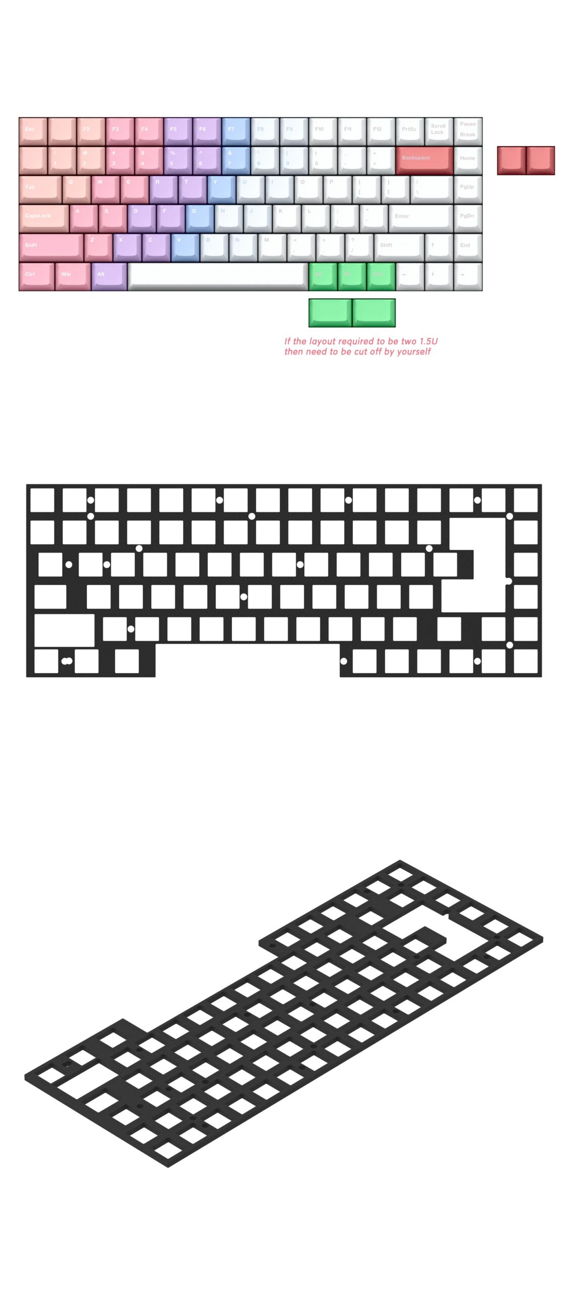 KBDfans KBD75 PCB Foam KBDfans KBD75 PCB Foam