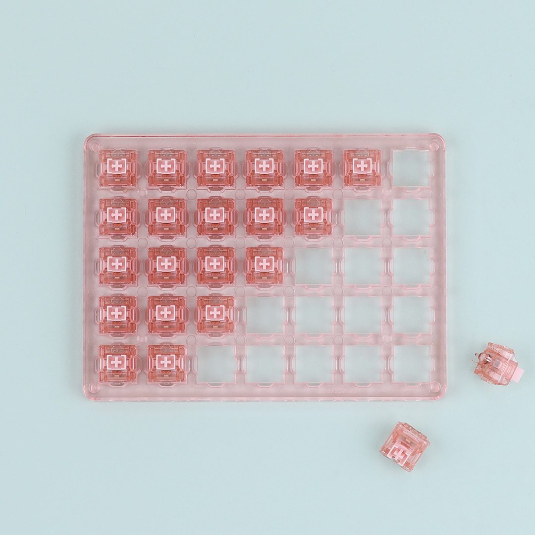 Gateron Acrylic Switches Tester Stand Hold 35 switches Gateron Acrylic Switches Tester Stand Hold 35 switches