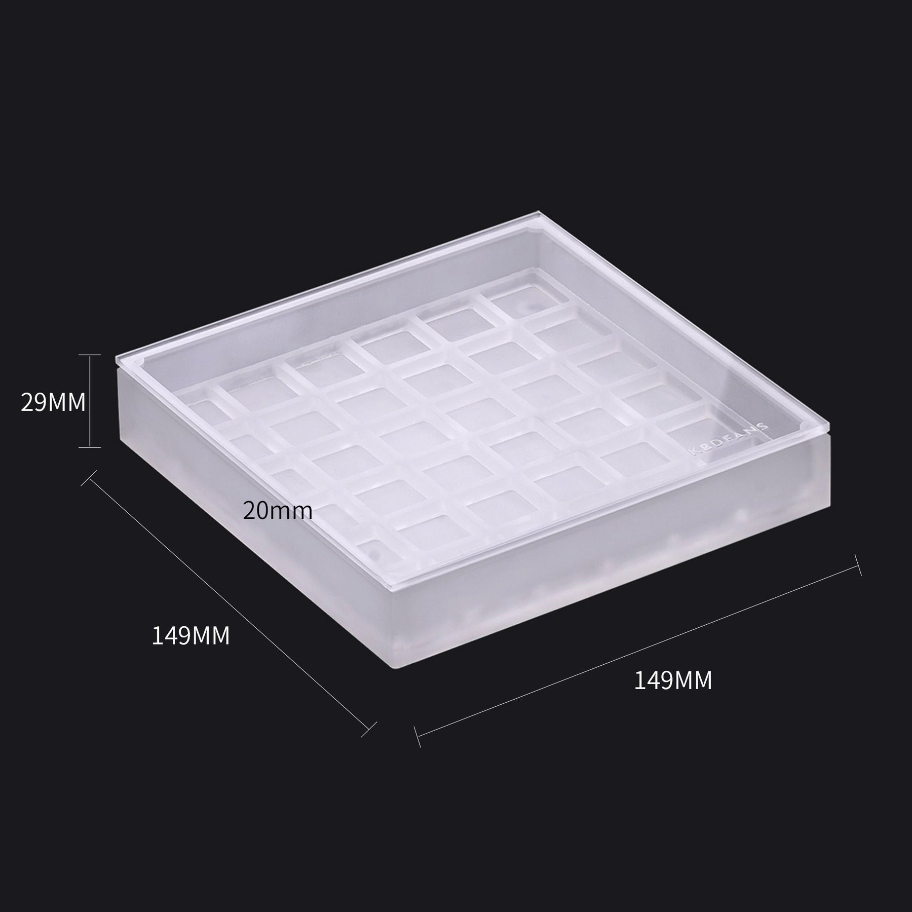 KBDfans Acrylic Keycaps Collector Box