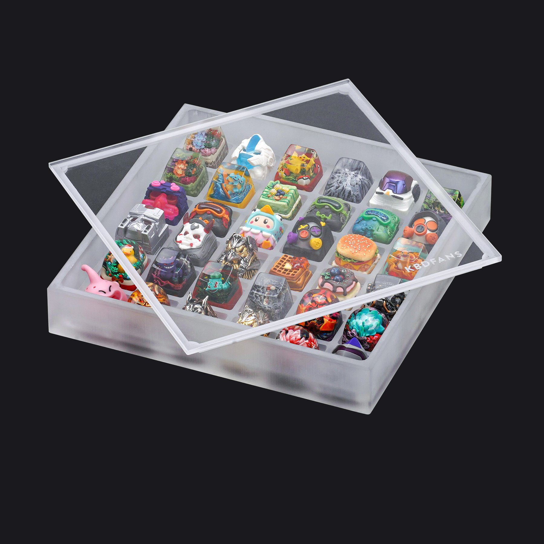 KBDfans Acrylic Keycaps Collector Box