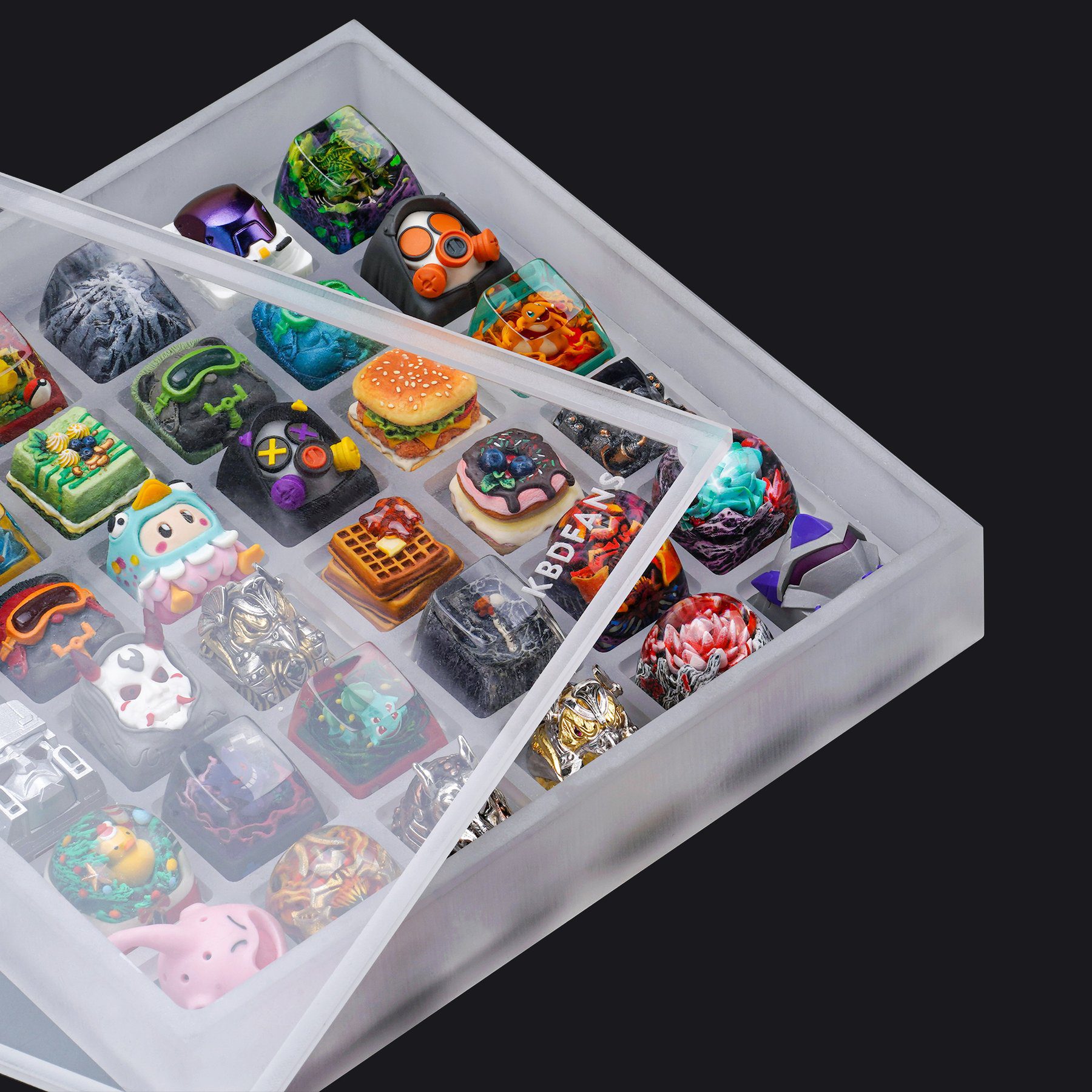 KBDfans Acrylic Keycaps Collector Box
