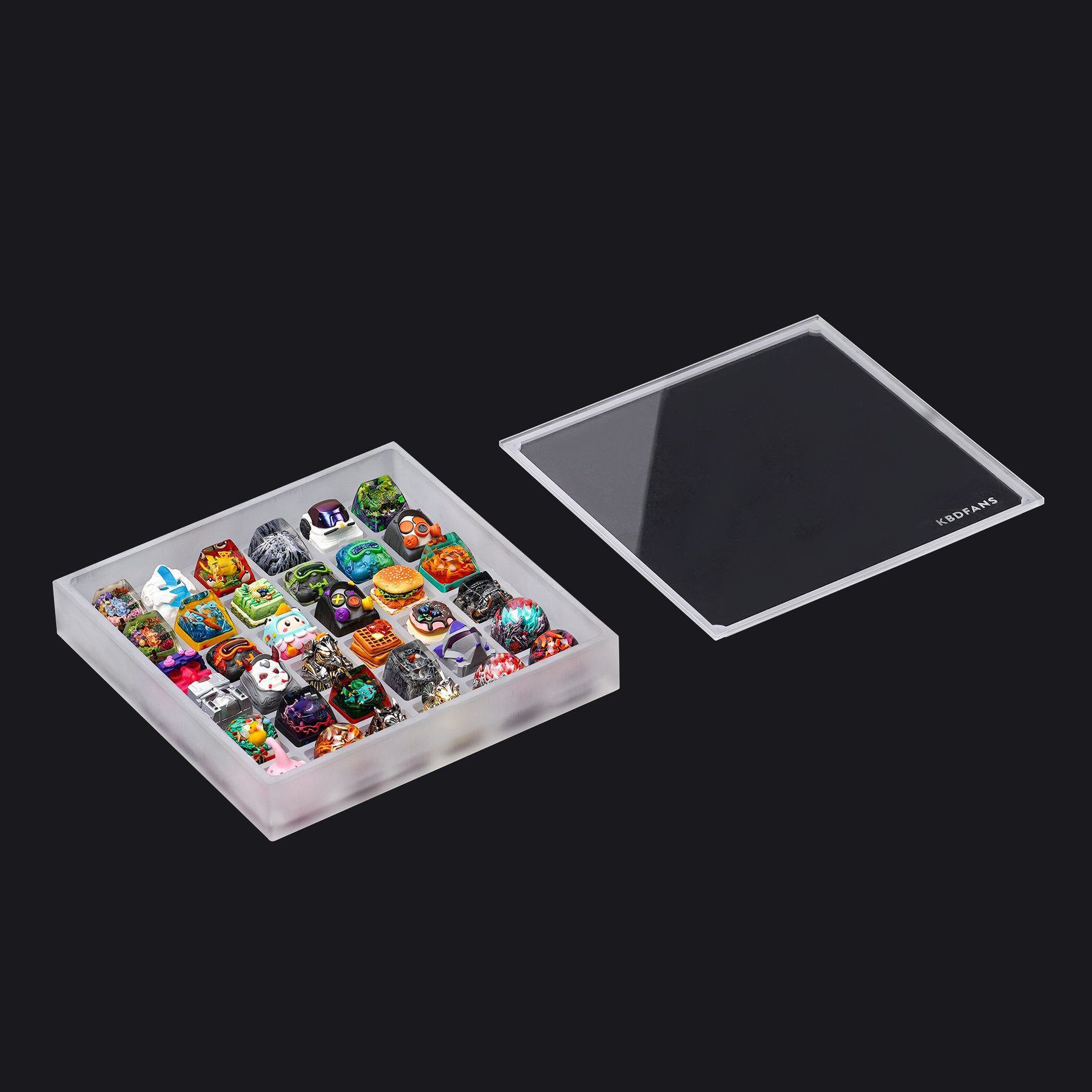 KBDfans Acrylic Keycaps Collector Box