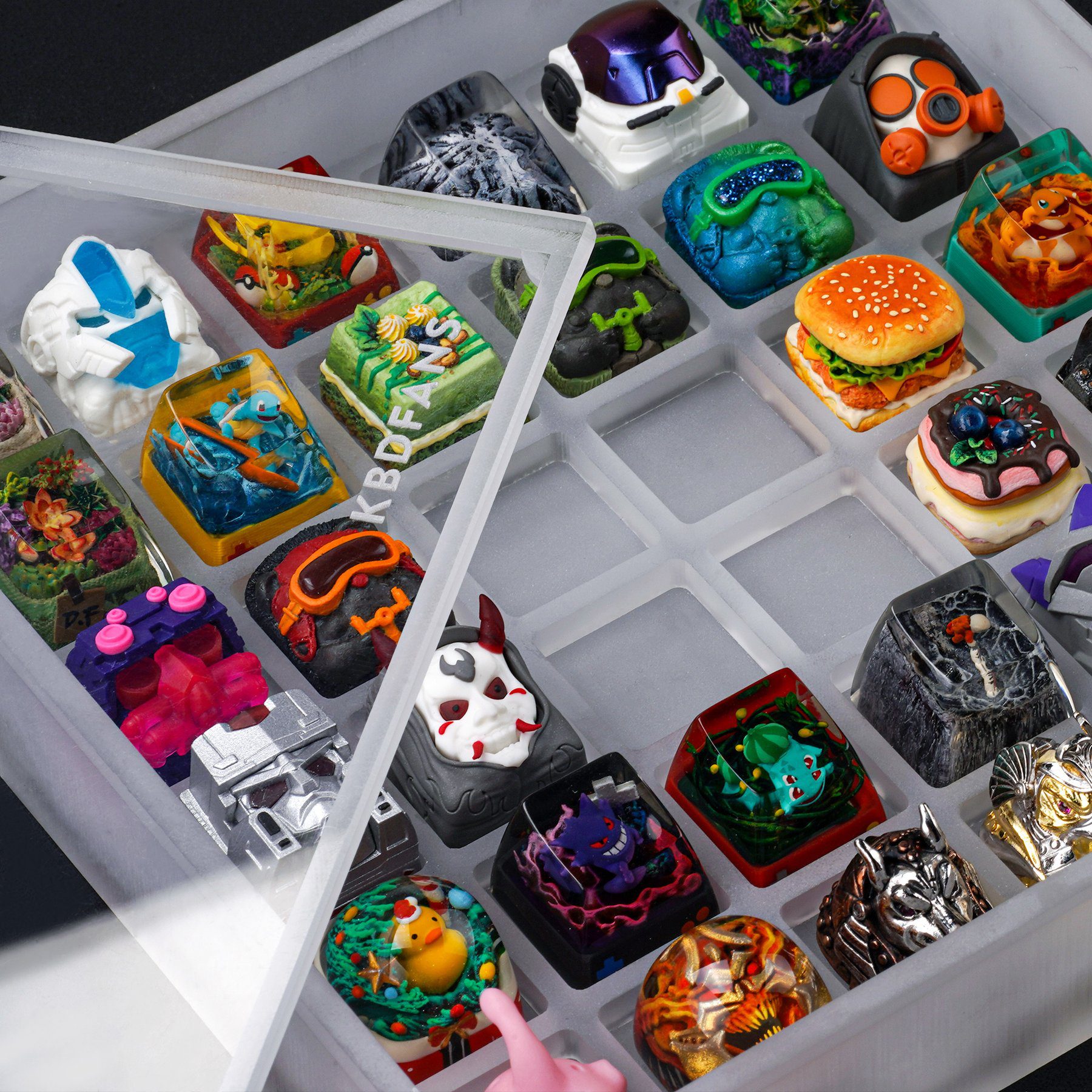KBDfans Acrylic Keycaps Collector Box