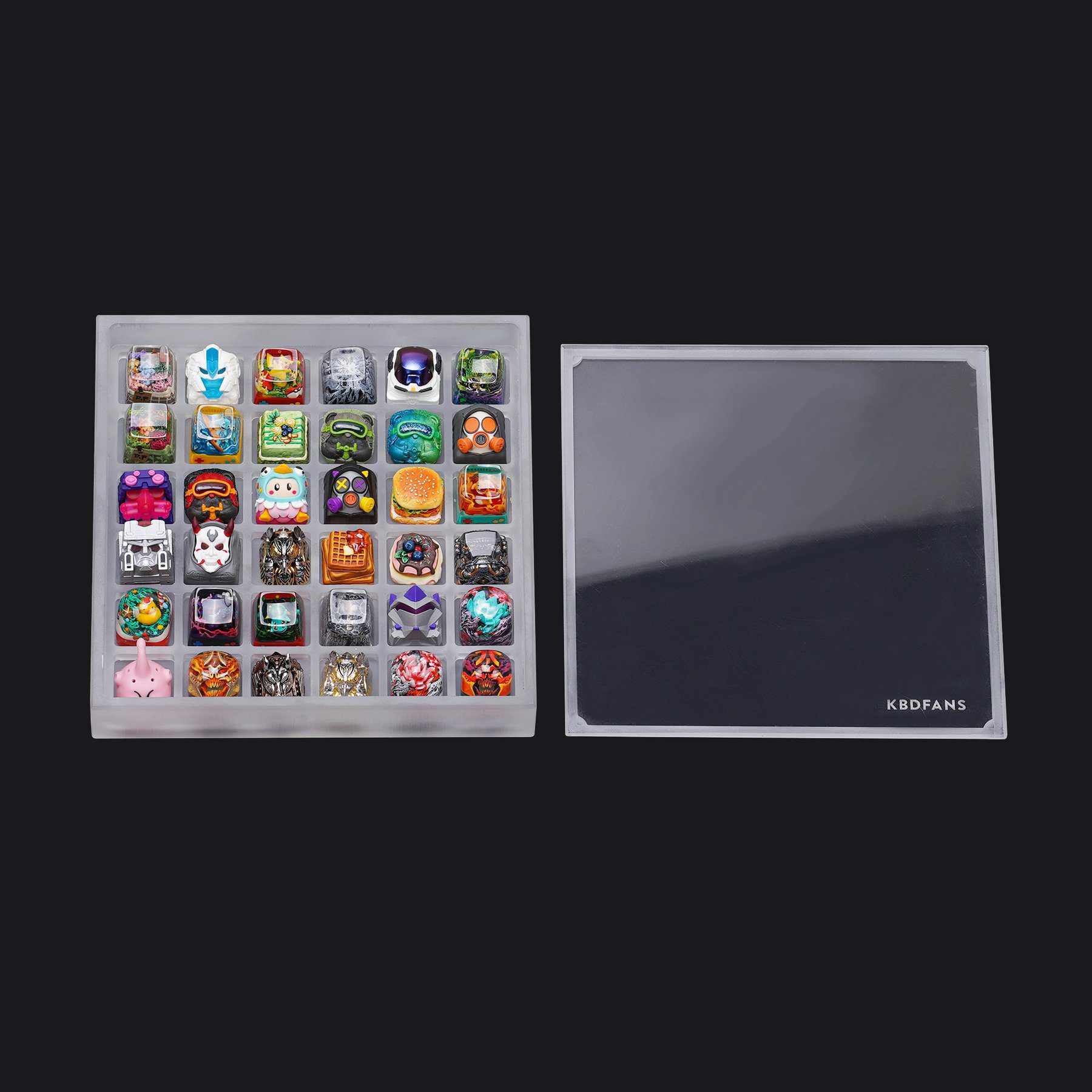 KBDfans Acrylic Keycaps Collector Box