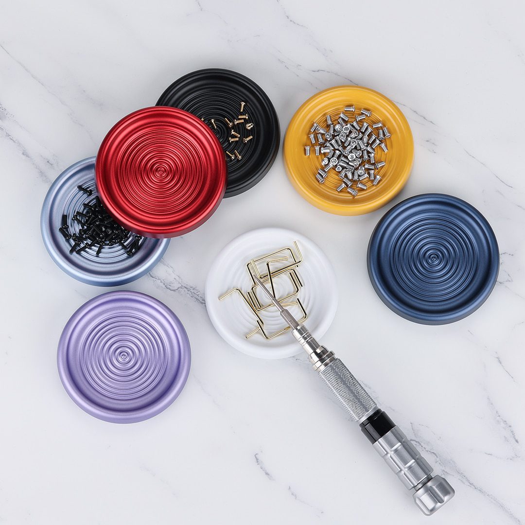 KBDfans Aluminum Colorful Screw Tray For Bolts Nuts Hardware Storage Mini Plate