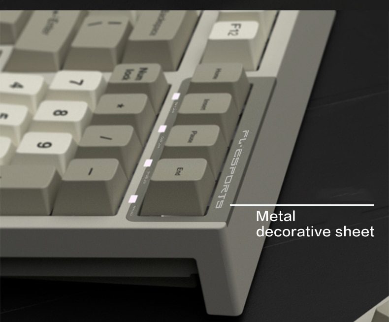 FL·ESPORTS FL980 98-Key Mechanical Keyboard Single-Mode Wired Six-Key Hot-Swappable Version Game Office Dedicated FL·ESPORTS FL980 98-Key Mechanical Keyboard Single-Mode Wired Six-Key Hot-Swappable Version Game Office Dedicated