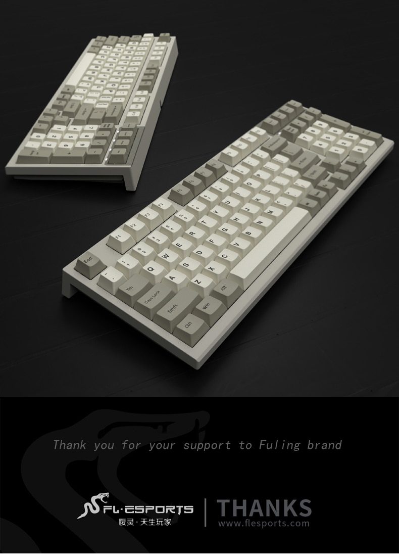 FL·ESPORTS FL980 98-Key Mechanical Keyboard Single-Mode Wired Six-Key Hot-Swappable Version Game Office Dedicated FL·ESPORTS FL980 98-Key Mechanical Keyboard Single-Mode Wired Six-Key Hot-Swappable Version Game Office Dedicated