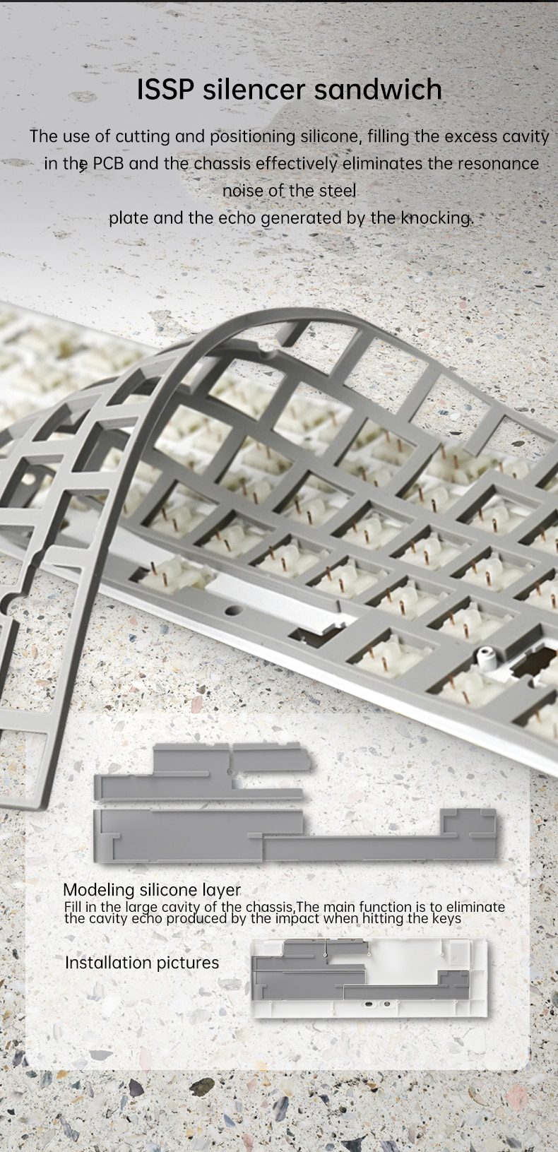 FL·ESPORTS FL680 Three-Mode Mechanical Keyboard 68 Keys RGB Hot-Swappable 2.4G Wireless Bluetooth Wired Win/Mac/iPad