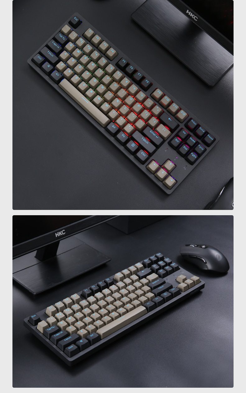 Dareu A87 Tri-mode Connection 100% Hotswap RGB LED Backlit Mechanical Gaming Keyboard With Customized Violet Gold or Sky Switch Dareu A87 Tri-mode Connection 100% Hotswap RGB LED Backlit Mechanical Gaming Keyboard With Customized Violet Gold or Sky Switch