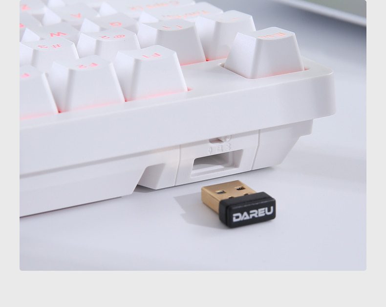 Dareu A87 Tri-mode Connection 100% Hotswap RGB LED Backlit Mechanical Gaming Keyboard With Customized Violet Gold or Sky Switch Dareu A87 Tri-mode Connection 100% Hotswap RGB LED Backlit Mechanical Gaming Keyboard With Customized Violet Gold or Sky Switch