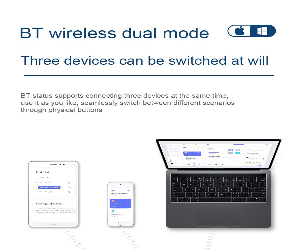 DAREU 68 Keys Mechanical Keyboard Mini Portable 60% Dual-mode KB Wired Bluetooth 5.1 Ergonomic Low Profile Keyboards for Office DAREU 68 Keys Mechanical Keyboard Mini Portable 60% Dual-mode KB Wired Bluetooth 5.1 Ergonomic Low Profile Keyboards for Office