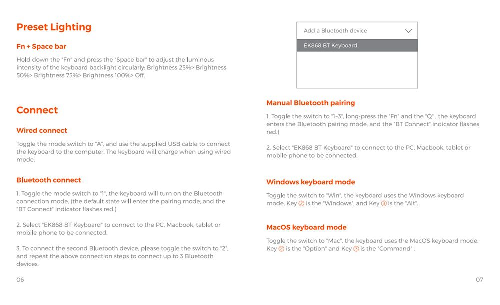 DAREU 68 Keys Mechanical Keyboard Mini Portable 60% Dual-mode KB Wired Bluetooth 5.1 Ergonomic Low Profile Keyboards for Office DAREU 68 Keys Mechanical Keyboard Mini Portable 60% Dual-mode KB Wired Bluetooth 5.1 Ergonomic Low Profile Keyboards for Office