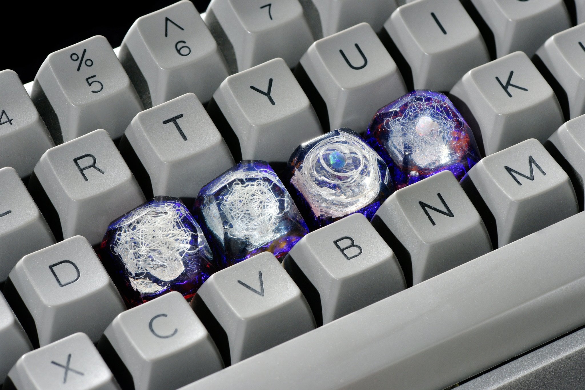 Resin keycaps